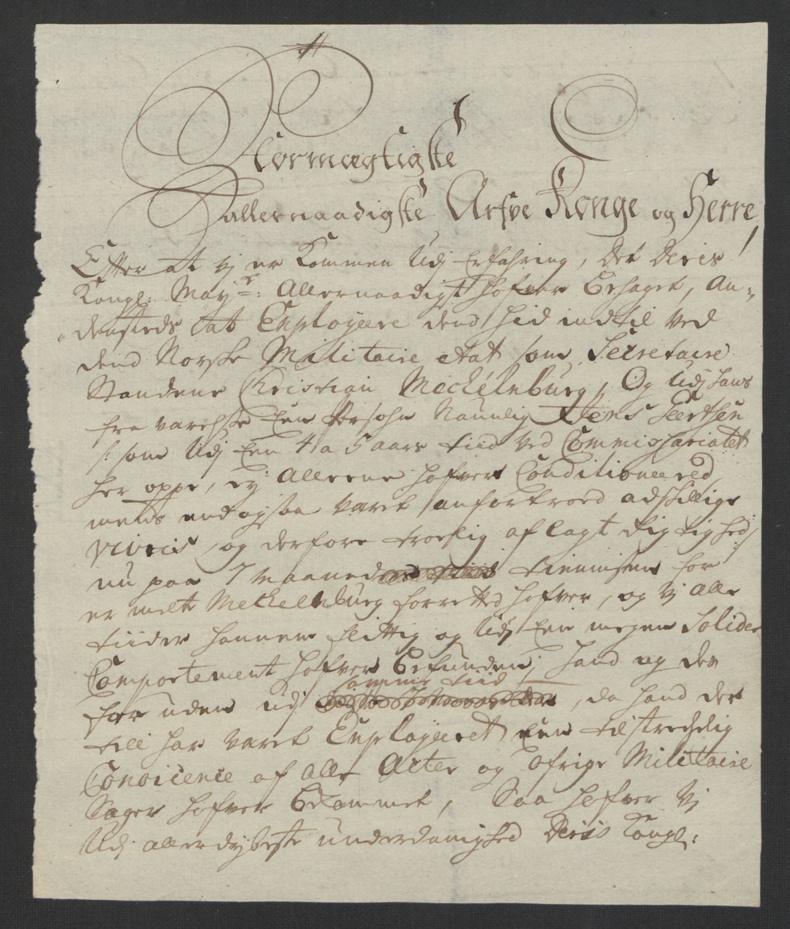 Kommanderende general (KG I) med Det norske krigsdirektorium, AV/RA-EA-5419/B/L0007: Kommanderende generals konsepter, 1722-1723, p. 147