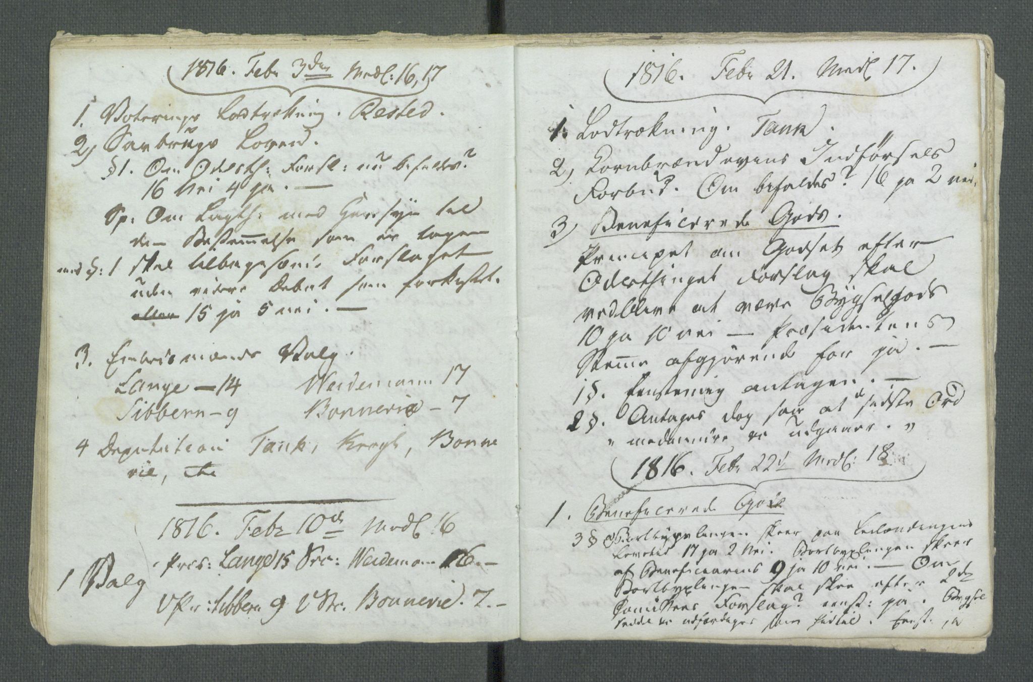 Forskjellige samlinger, Historisk-kronologisk samling, AV/RA-EA-4029/G/Ga/L0009B: Historisk-kronologisk samling. Dokumenter fra oktober 1814, årene 1815 og 1816, Christian Frederiks regnskapsbok 1814 - 1848., 1814-1848, p. 341