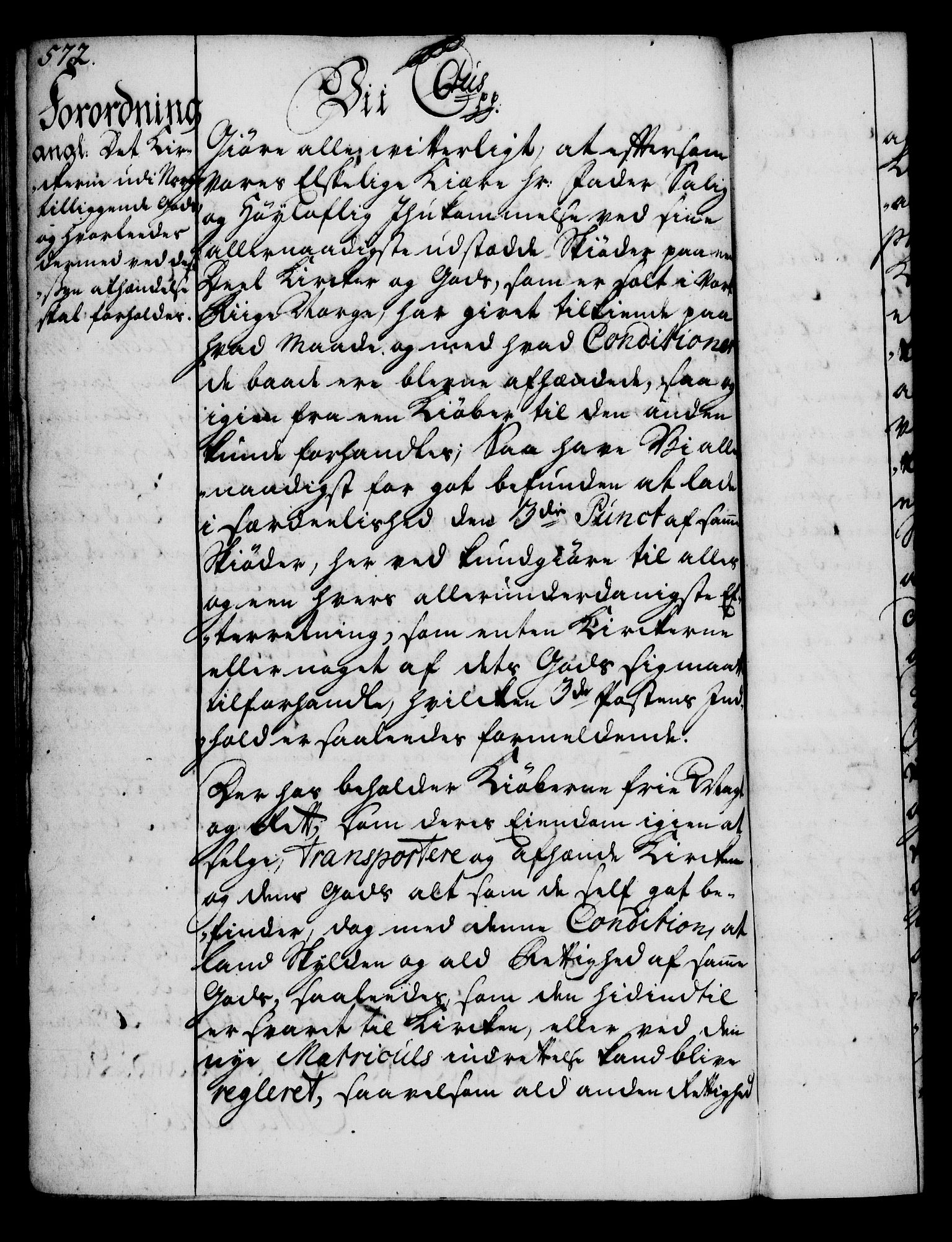 Rentekammeret, Kammerkanselliet, RA/EA-3111/G/Gg/Gga/L0003: Norsk ekspedisjonsprotokoll med register (merket RK 53.3), 1727-1734, p. 572