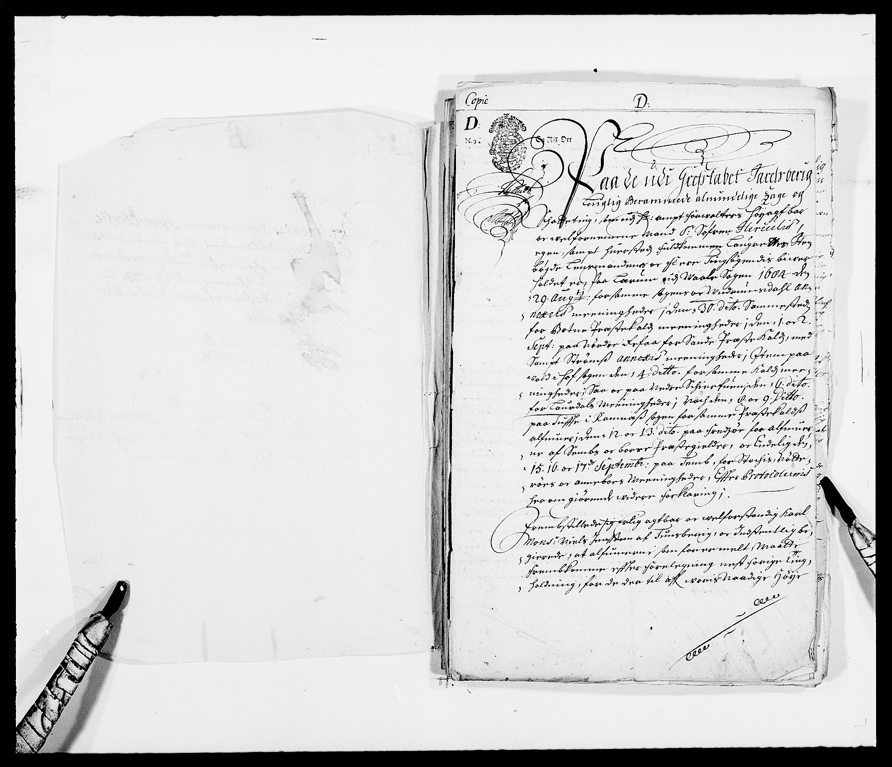 Rentekammeret inntil 1814, Reviderte regnskaper, Fogderegnskap, RA/EA-4092/R32/L1849: Fogderegnskap Jarlsberg grevskap, 1679-1680, p. 2
