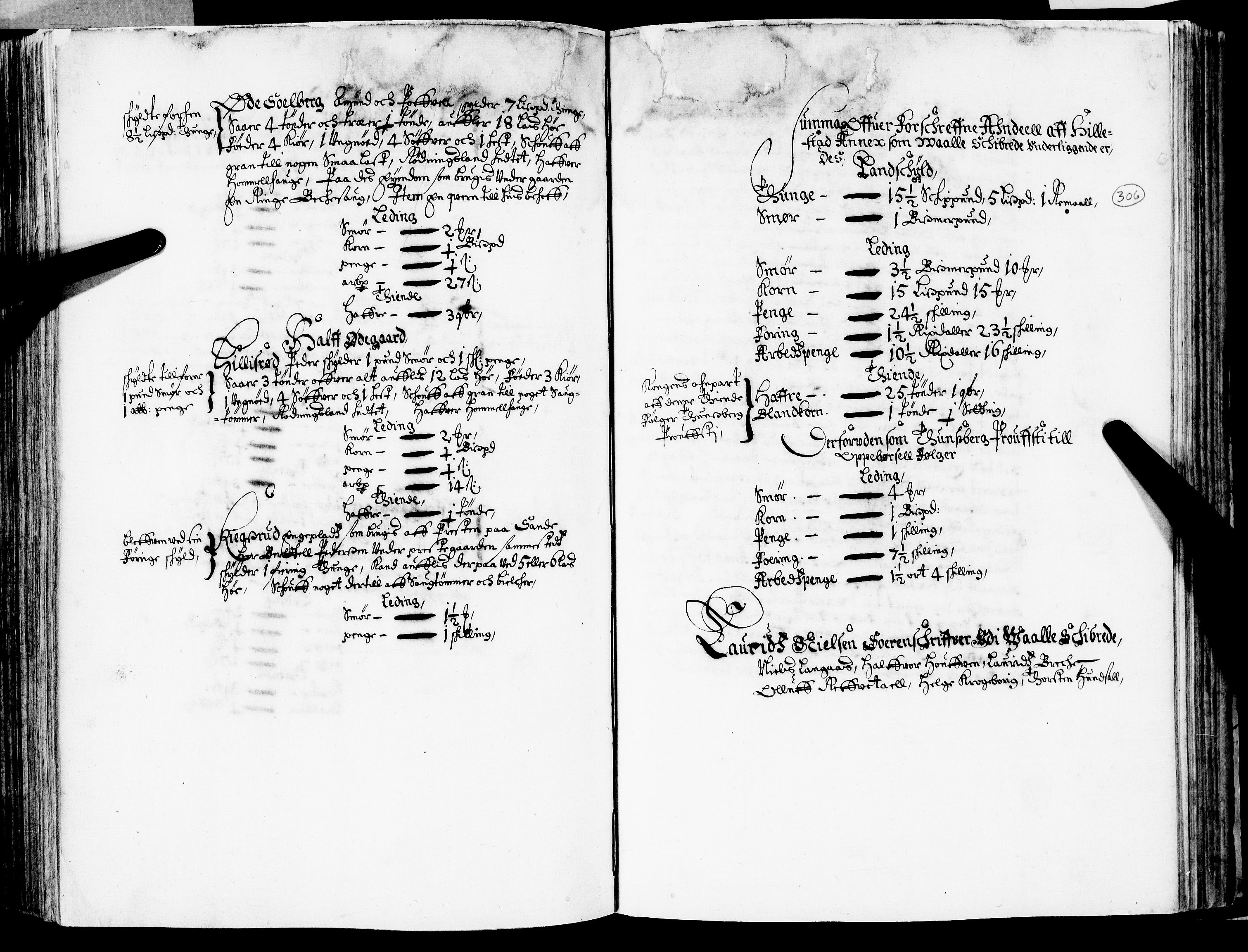 Rentekammeret inntil 1814, Realistisk ordnet avdeling, AV/RA-EA-4070/N/Nb/Nba/L0020: Tønsberg len, 2. del, 1668, p. 305b-306a