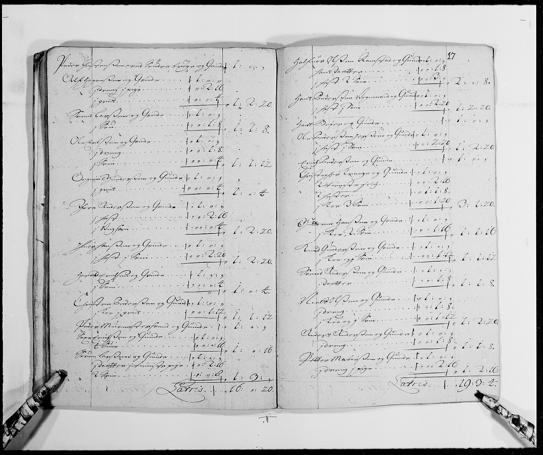 Rentekammeret inntil 1814, Reviderte regnskaper, Byregnskaper, AV/RA-EA-4066/R/Re/L0060: [E5] Kontribusjonsregnskap (med Bragernes), 1685-1693, p. 263