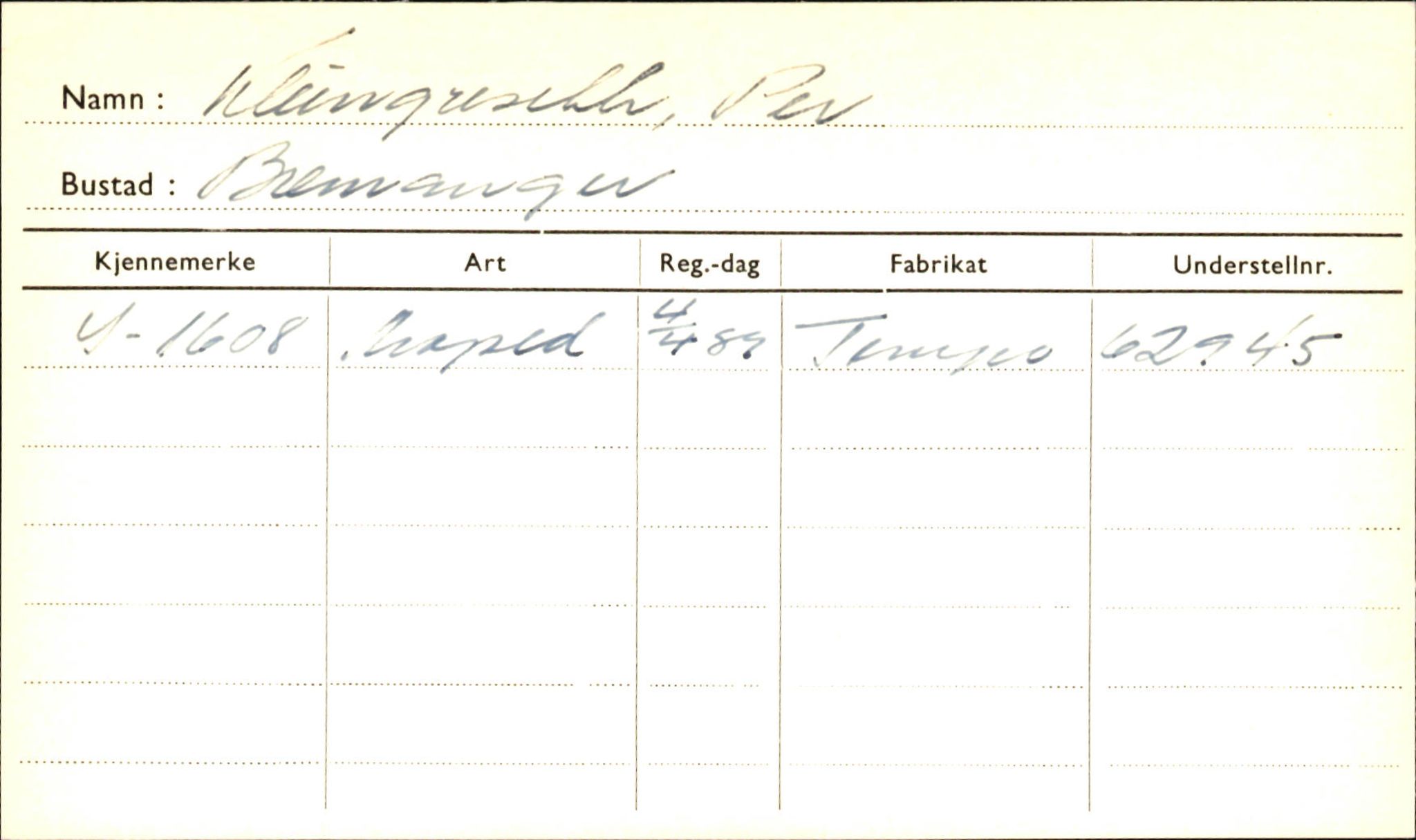 Statens vegvesen, Sogn og Fjordane vegkontor, AV/SAB-A-5301/4/F/L0001B: Eigarregister Fjordane til 1.6.1961, 1930-1961, p. 191