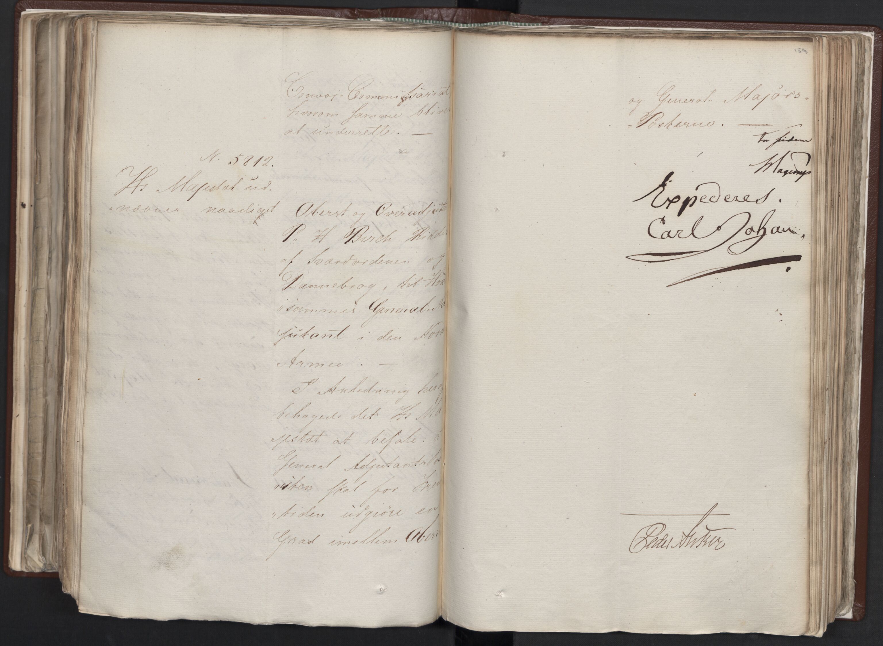 Statsrådssekretariatet, AV/RA-S-1001/A/Ab/L0012: Kgl. res. nr. 5679-6008 II, 1821, p. 156b-157a
