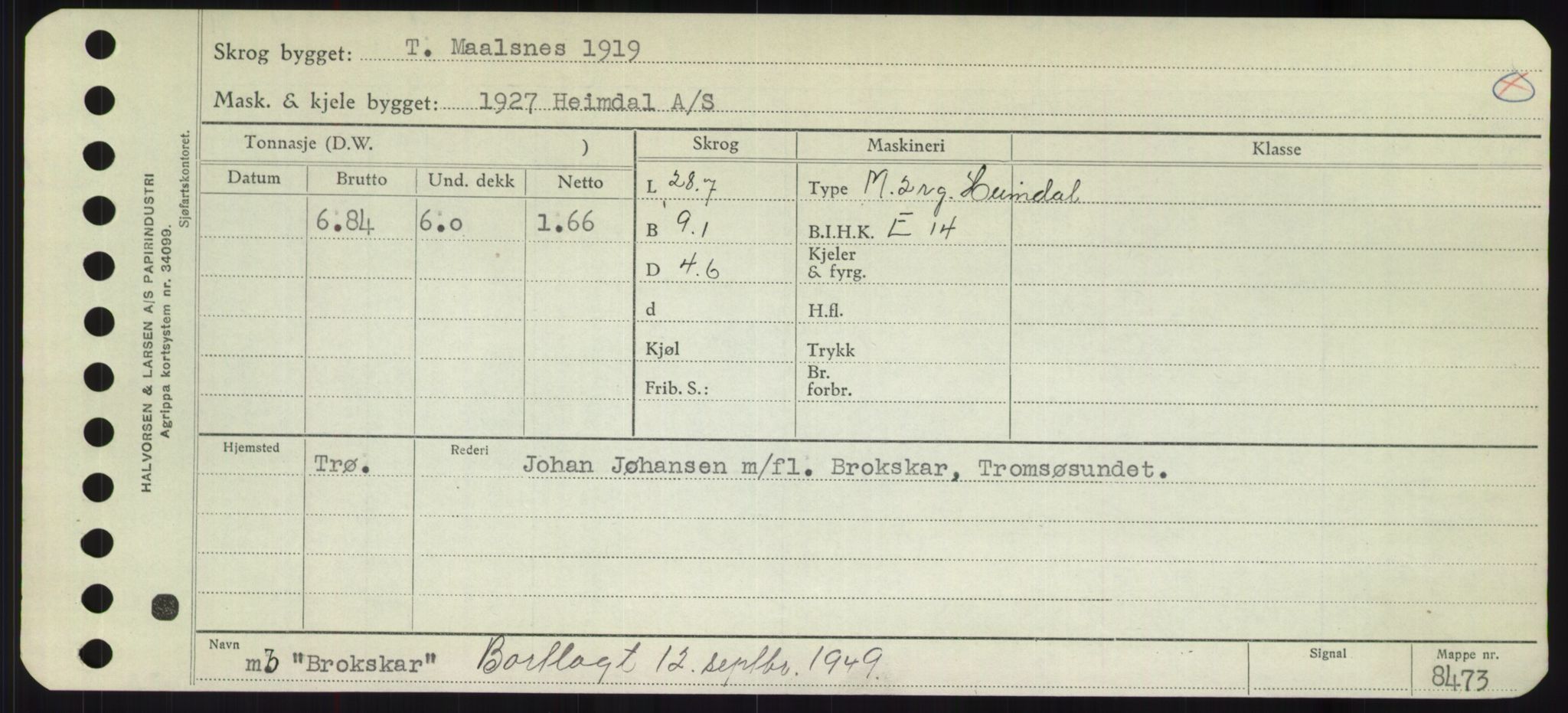 Sjøfartsdirektoratet med forløpere, Skipsmålingen, RA/S-1627/H/Hd/L0005: Fartøy, Br-Byg, p. 343