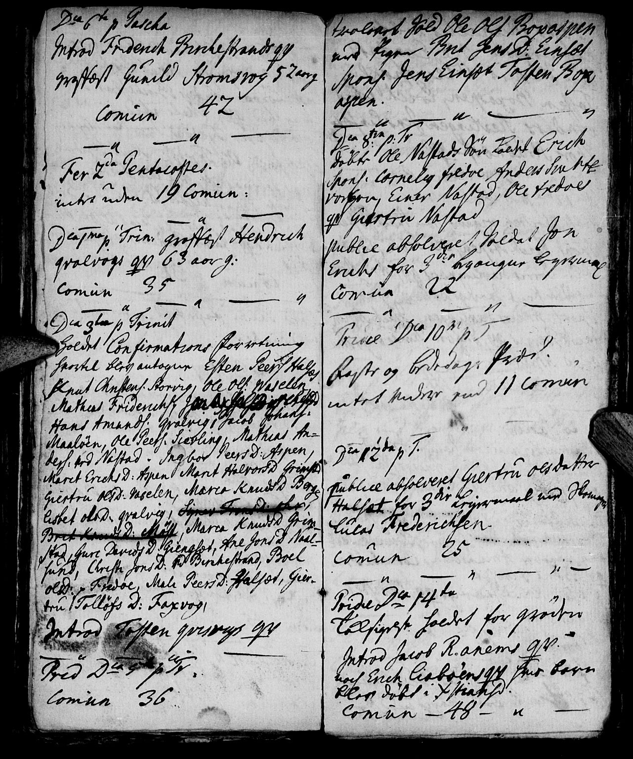 Ministerialprotokoller, klokkerbøker og fødselsregistre - Møre og Romsdal, AV/SAT-A-1454/573/L0871: Parish register (official) no. 573A01, 1732-1754