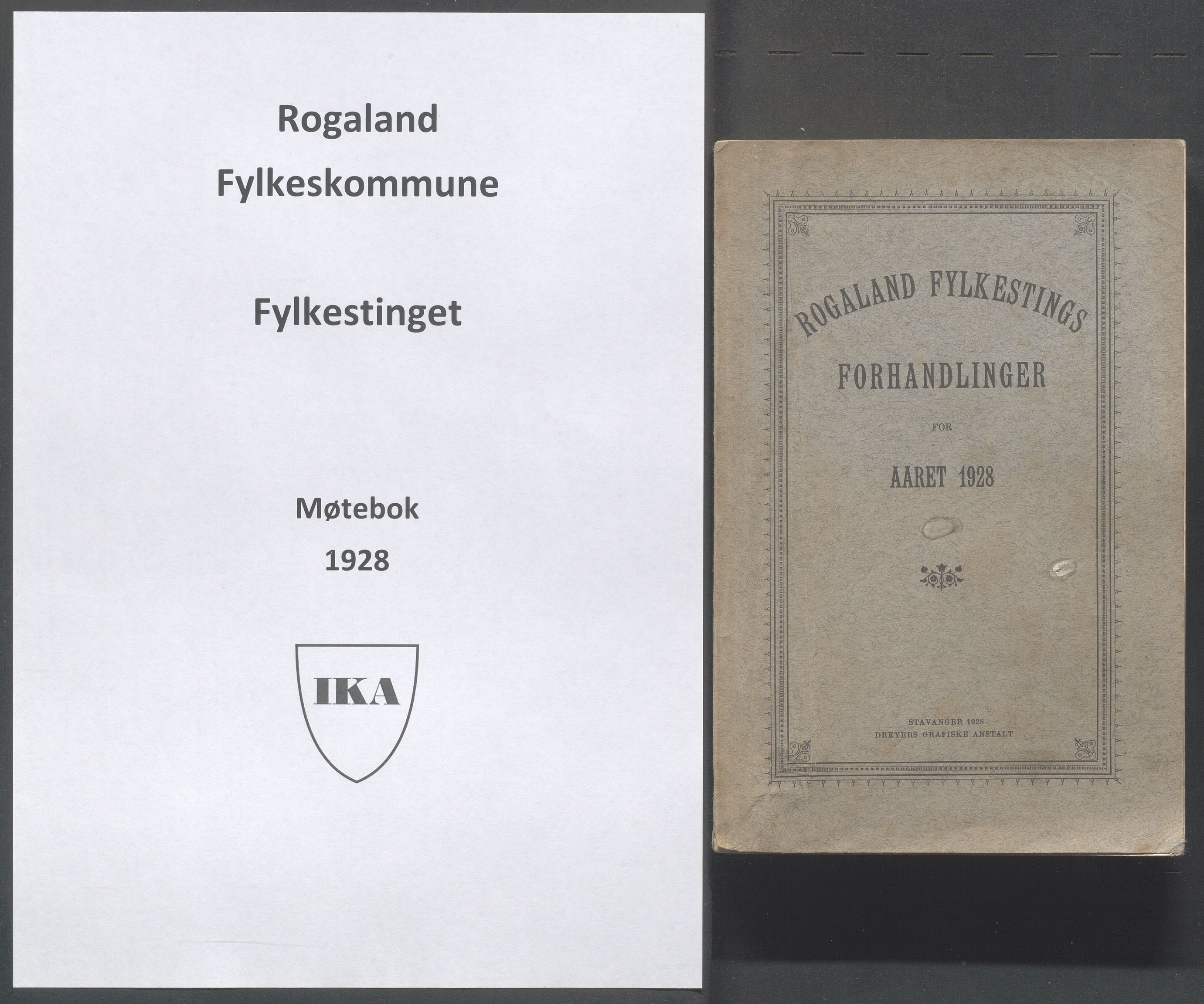 Rogaland fylkeskommune - Fylkesrådmannen , IKAR/A-900/A/Aa/Aaa/L0047: Møtebok , 1928