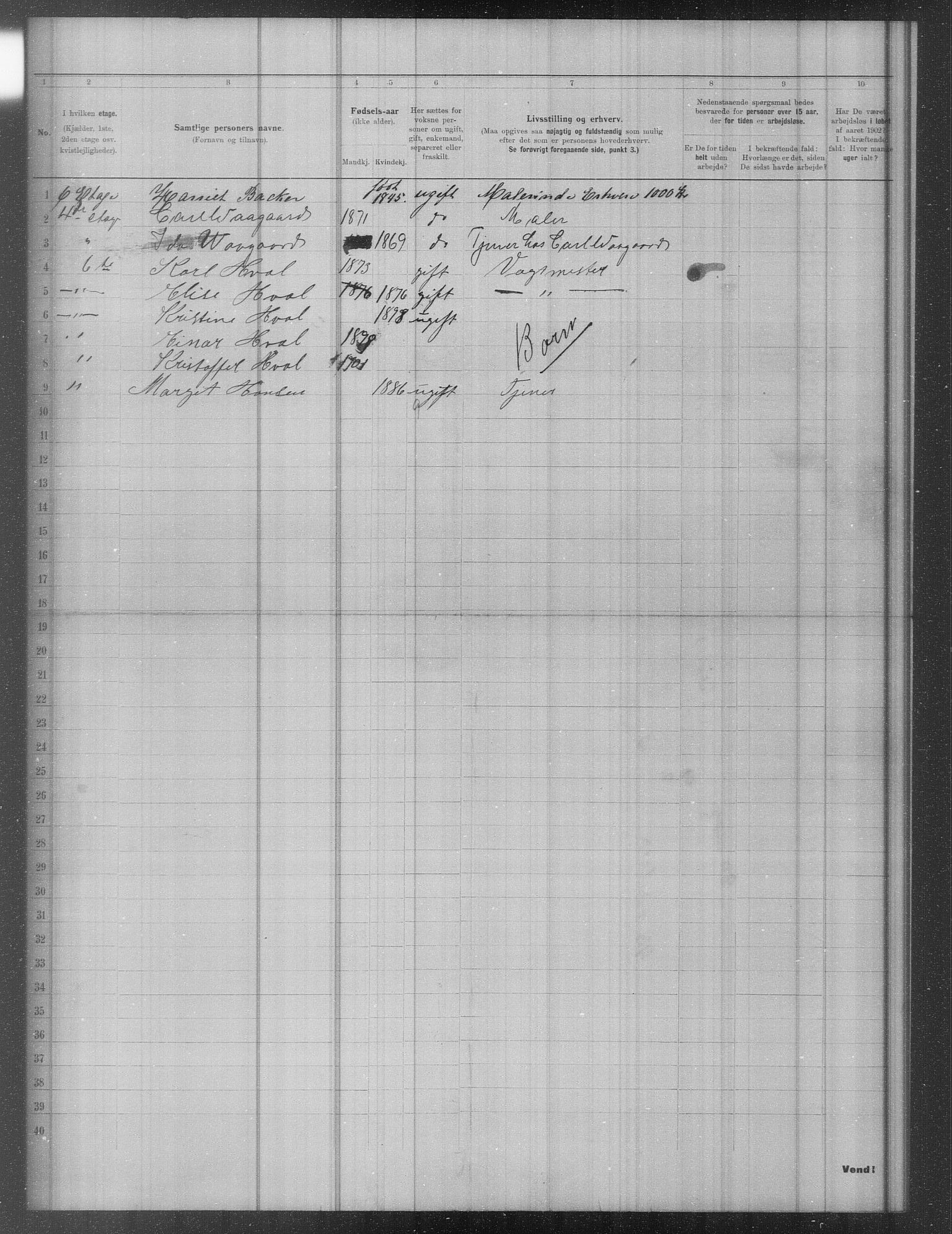 OBA, Municipal Census 1902 for Kristiania, 1902, p. 11049