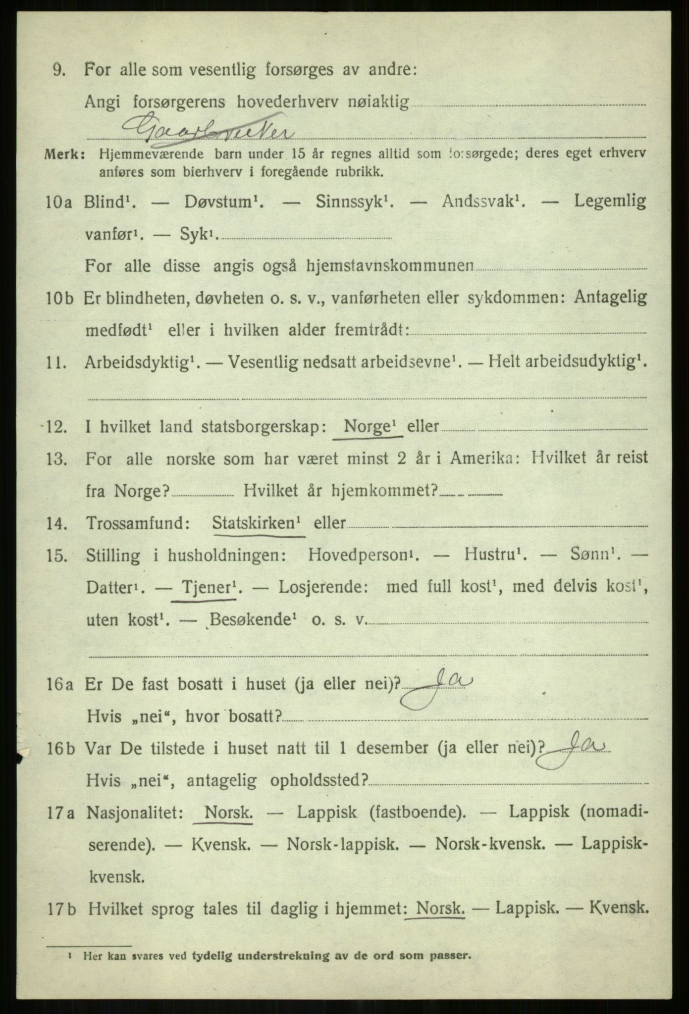 SATØ, 1920 census for Målselv, 1920, p. 8636