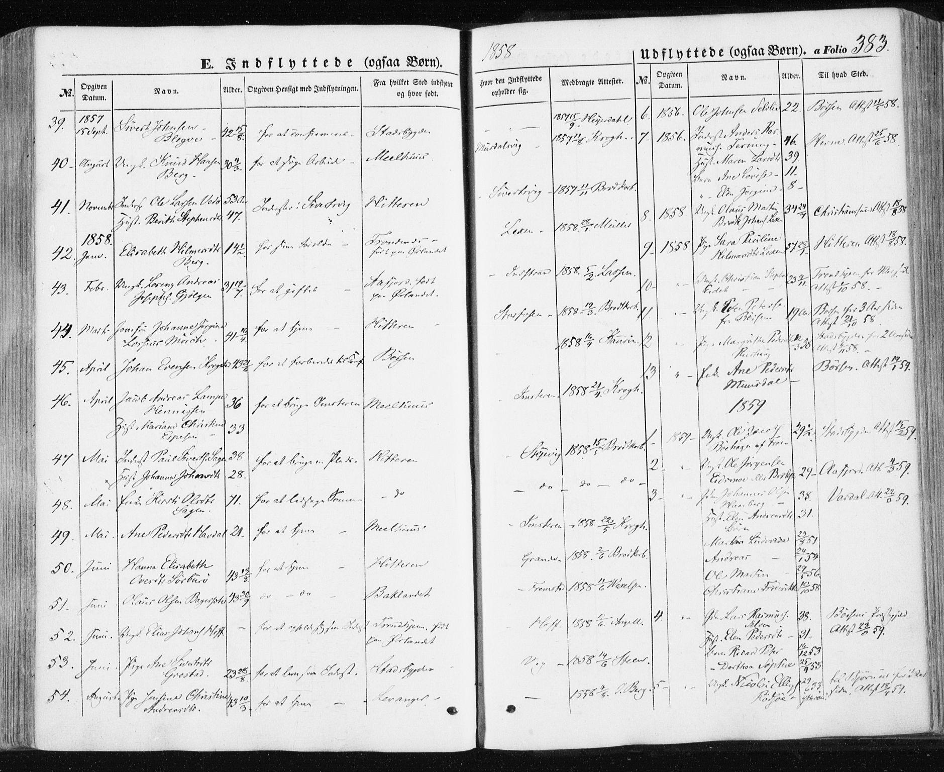 Ministerialprotokoller, klokkerbøker og fødselsregistre - Sør-Trøndelag, SAT/A-1456/659/L0737: Parish register (official) no. 659A07, 1857-1875, p. 383