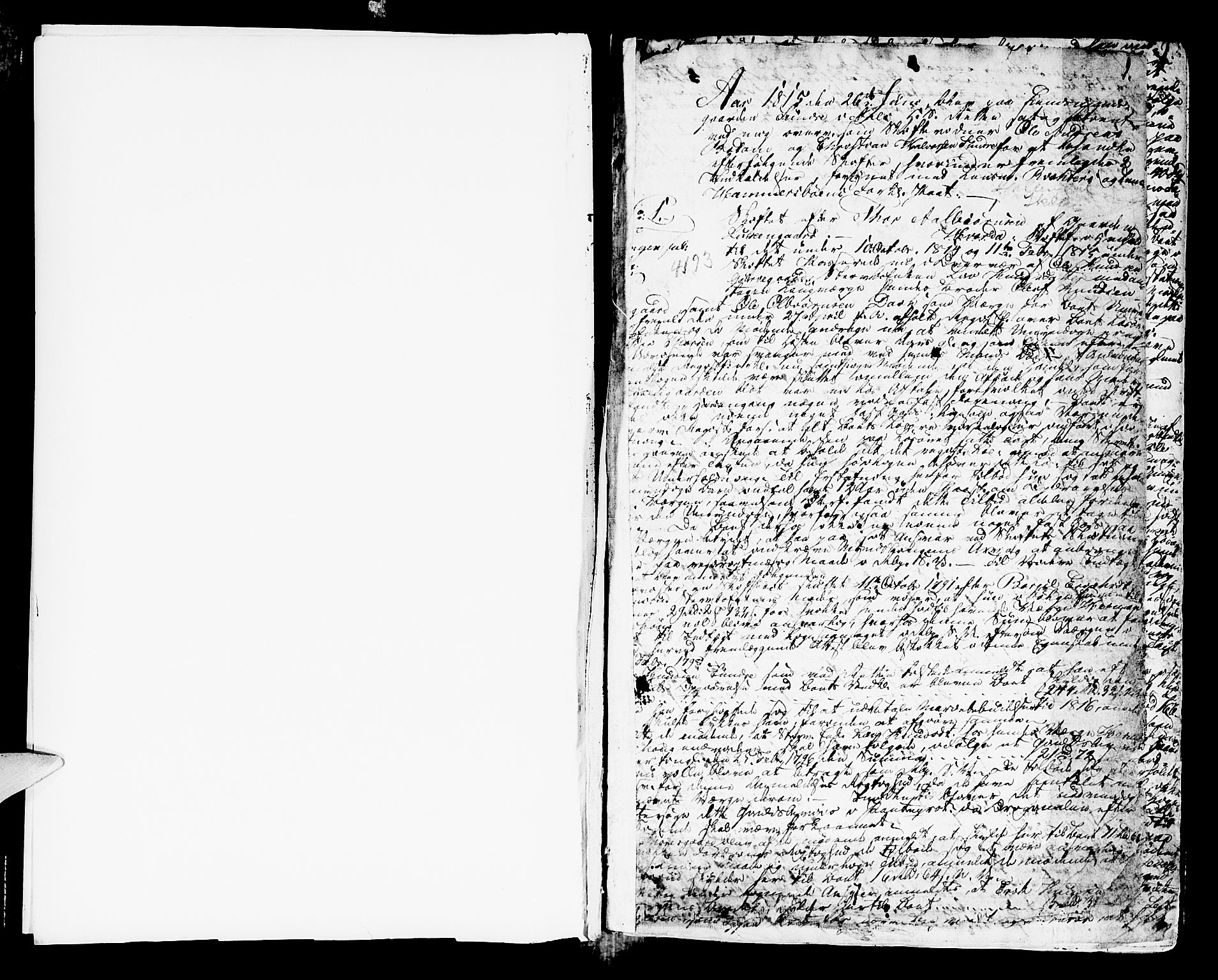 Ringerike og Hallingdal sorenskriveri, SAKO/A-81/H/Ha/L0026: Skifteprotokoll, 1815-1823, p. 0b-1a