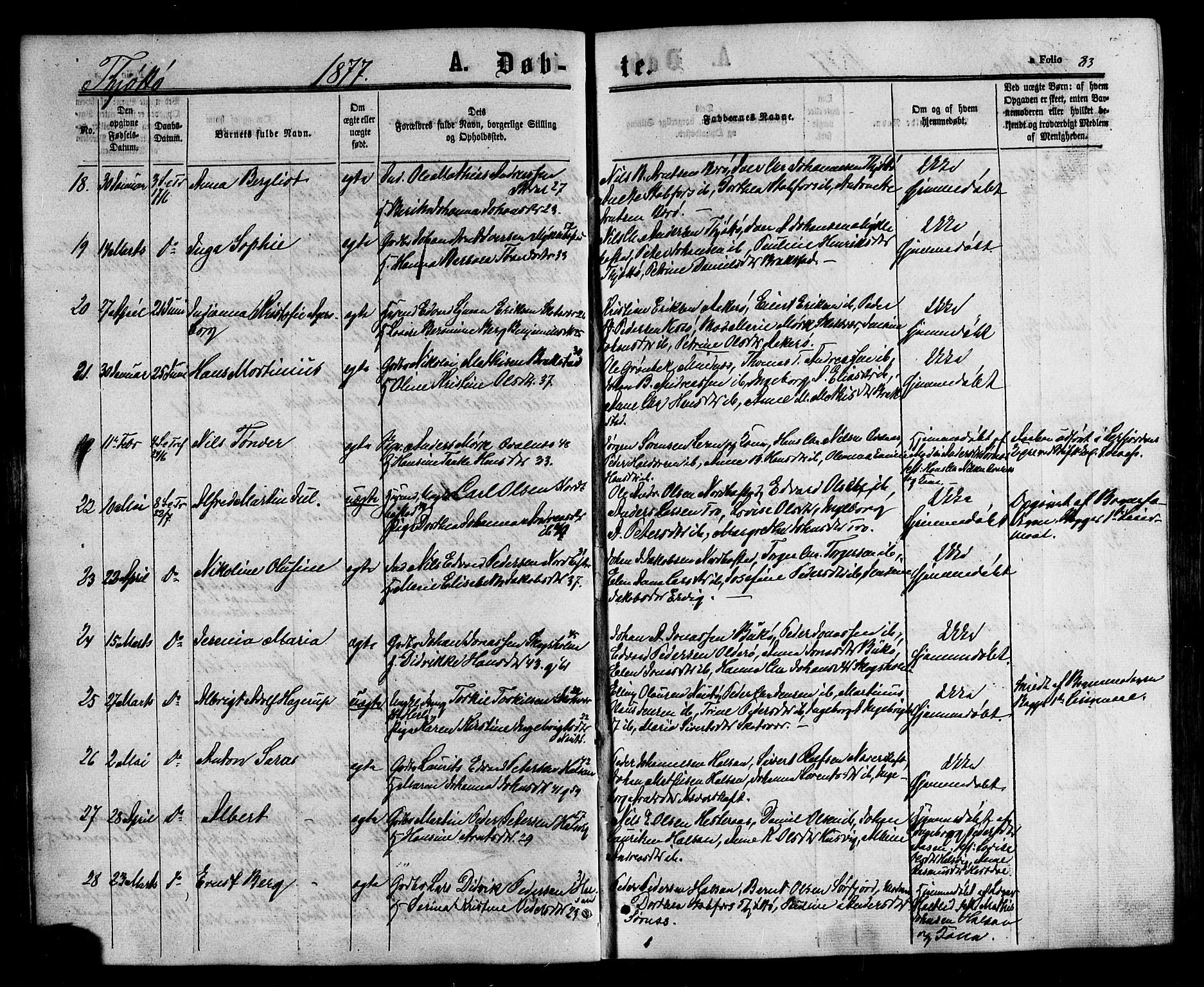 Ministerialprotokoller, klokkerbøker og fødselsregistre - Nordland, SAT/A-1459/817/L0262: Parish register (official) no. 817A03/ 1, 1862-1877, p. 83