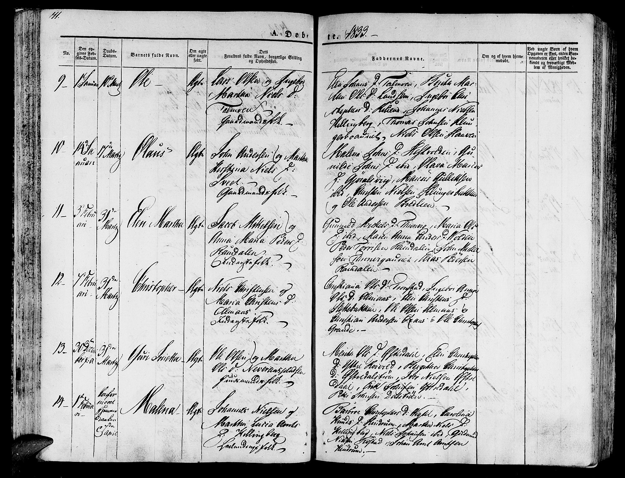Ministerialprotokoller, klokkerbøker og fødselsregistre - Nord-Trøndelag, SAT/A-1458/701/L0006: Parish register (official) no. 701A06, 1825-1841, p. 71