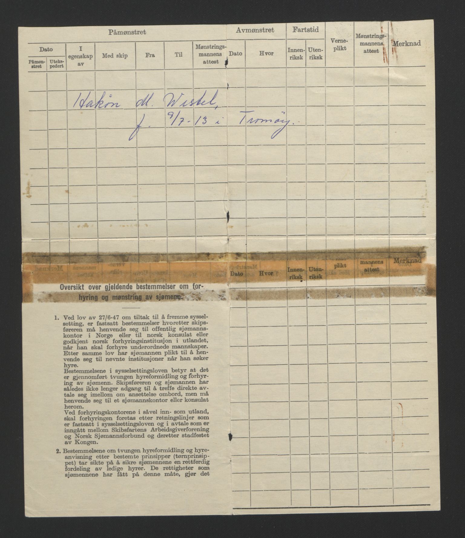 Arendal mønstringskrets, SAK/2031-0012/F/Fb/L0023: Hovedrulle A nr 2243-2767, S-21, 1929-1949, p. 114