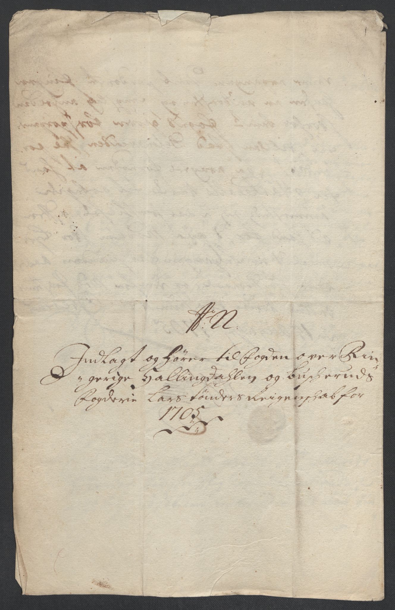 Rentekammeret inntil 1814, Reviderte regnskaper, Fogderegnskap, AV/RA-EA-4092/R22/L1464: Fogderegnskap Ringerike, Hallingdal og Buskerud, 1705, p. 257