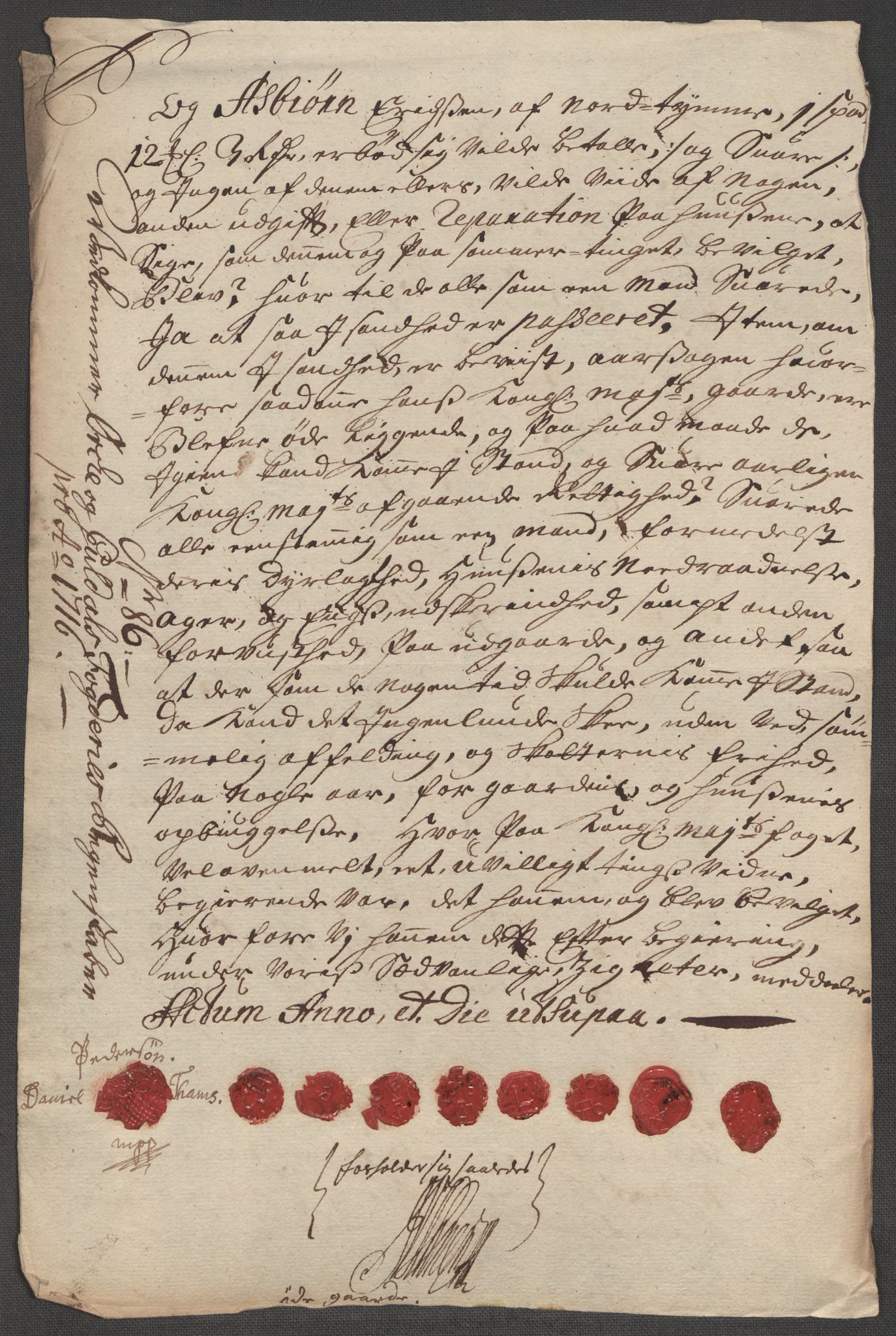 Rentekammeret inntil 1814, Reviderte regnskaper, Fogderegnskap, AV/RA-EA-4092/R60/L3968: Fogderegnskap Orkdal og Gauldal, 1716, p. 226