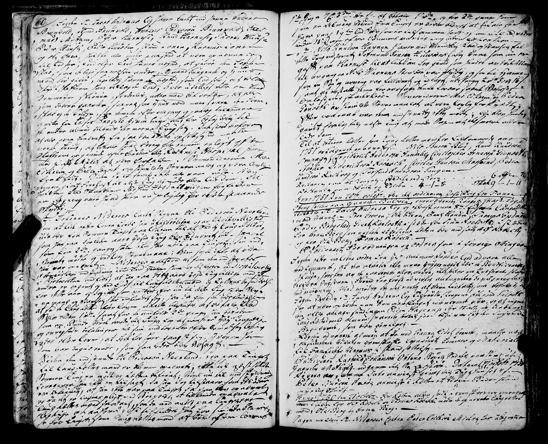 Romsdal sorenskriveri, SAT/A-4149/1/1/1A/L0013: Tingbok, 1749-1757, p. 60-61