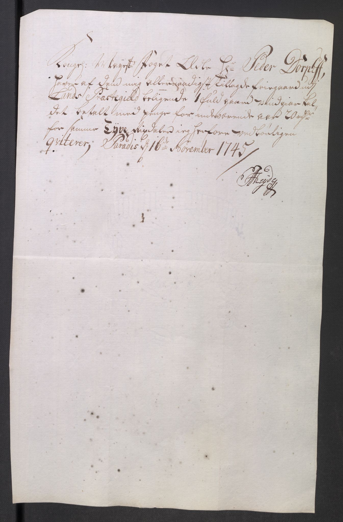 Rentekammeret inntil 1814, Reviderte regnskaper, Fogderegnskap, AV/RA-EA-4092/R18/L1345: Fogderegnskap Hadeland, Toten og Valdres, 1745-1746, p. 201