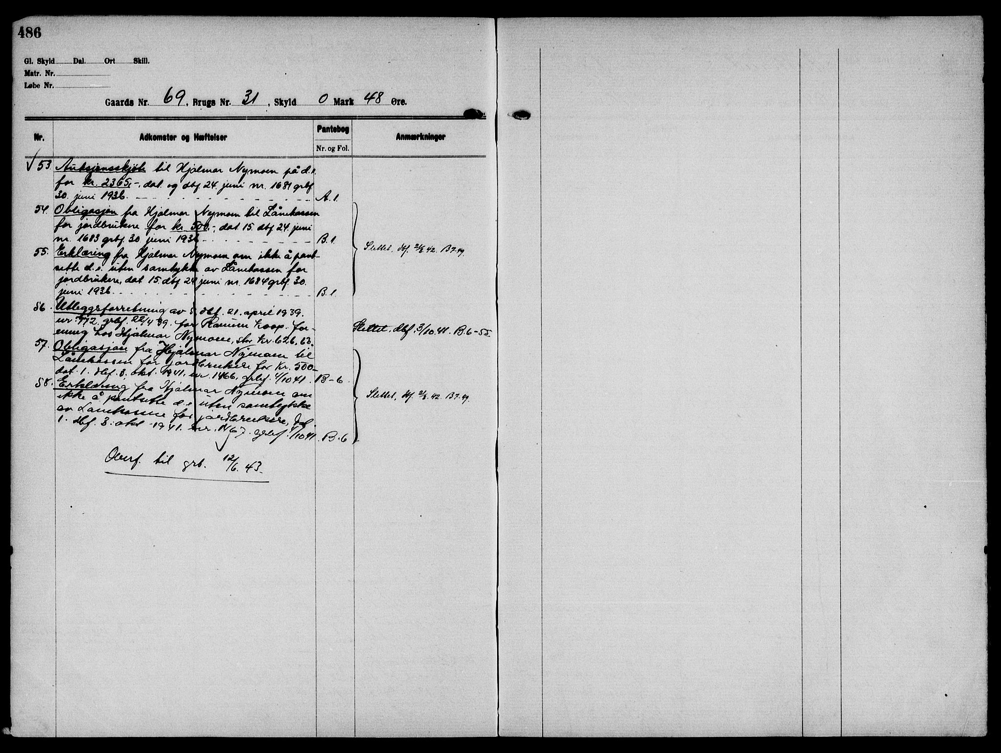 Solør tingrett, AV/SAH-TING-008/H/Ha/Hak/L0005: Mortgage register no. V, 1900-1935, p. 486