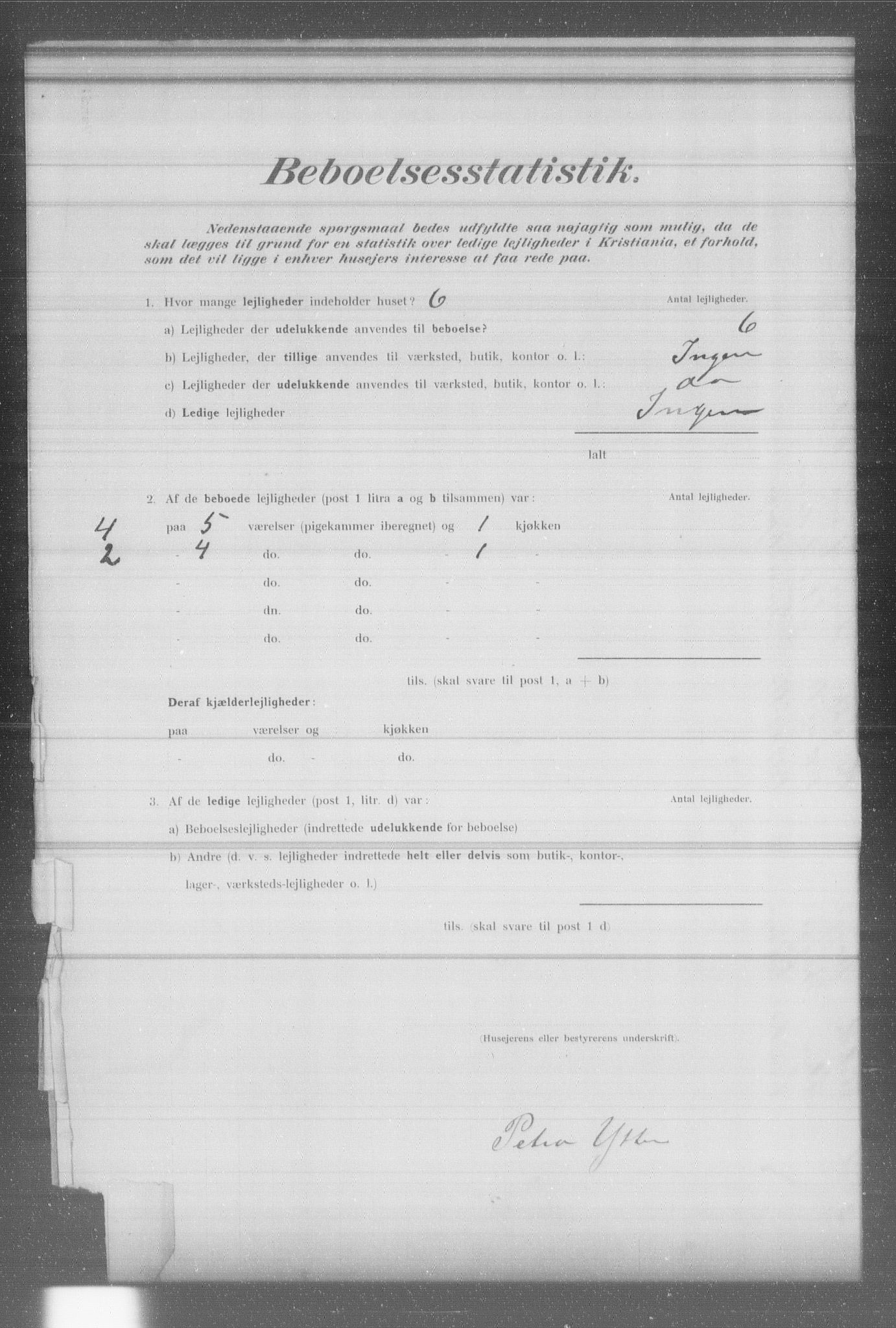 OBA, Municipal Census 1902 for Kristiania, 1902, p. 9034