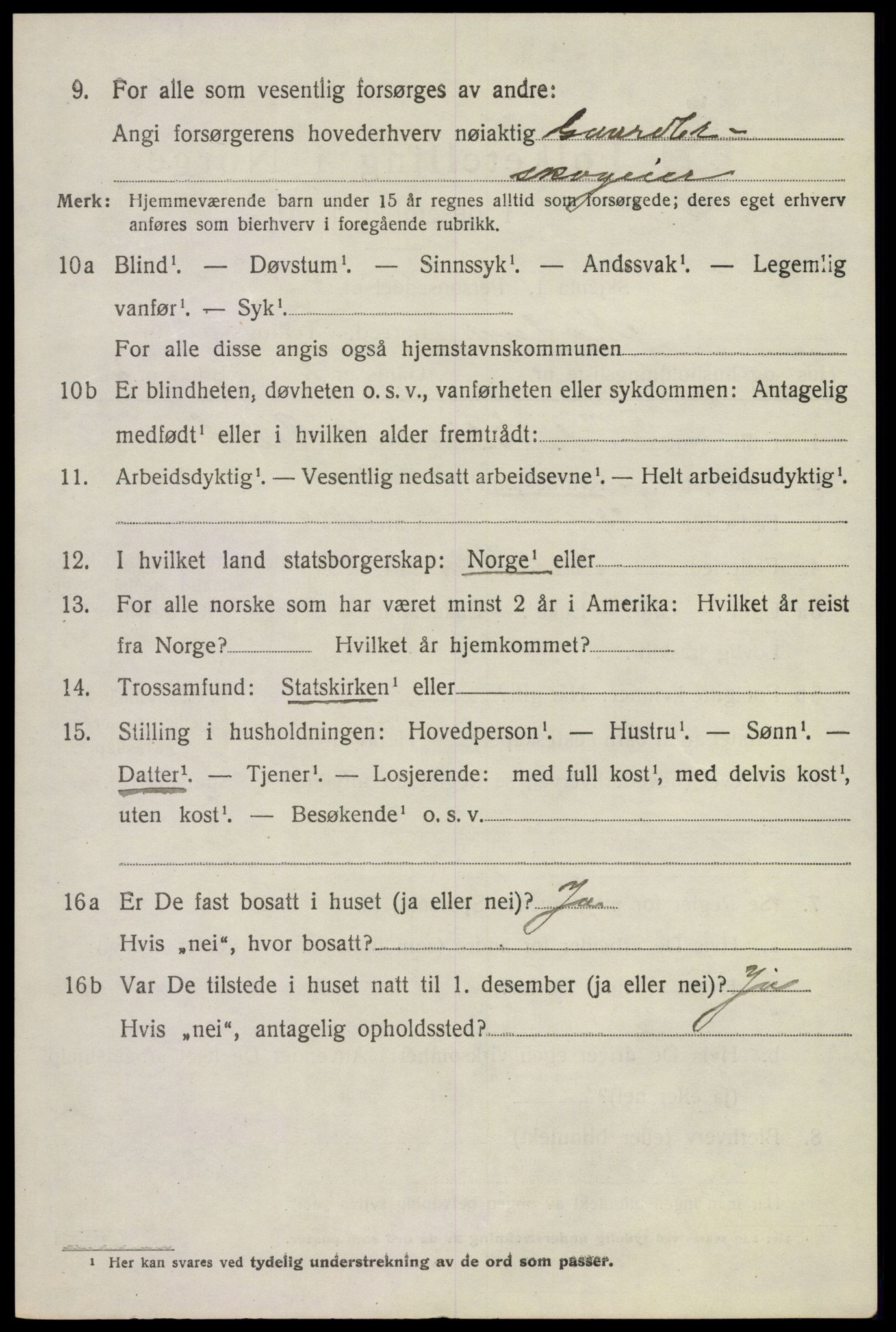 SAKO, 1920 census for Modum, 1920, p. 4204