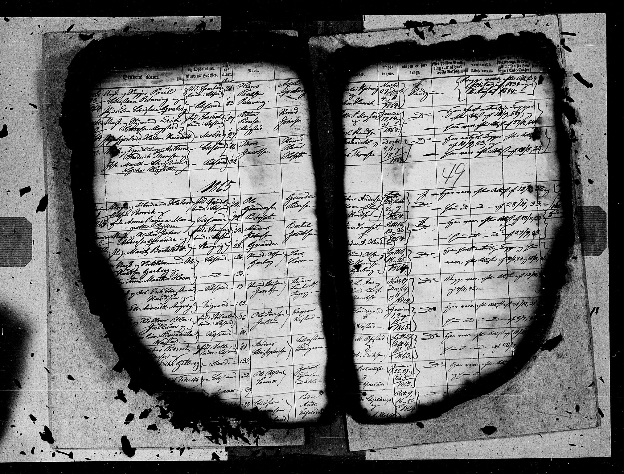 Ministerialprotokoller, klokkerbøker og fødselsregistre - Møre og Romsdal, AV/SAT-A-1454/572/L0846: Parish register (official) no. 572A09, 1855-1865, p. 49