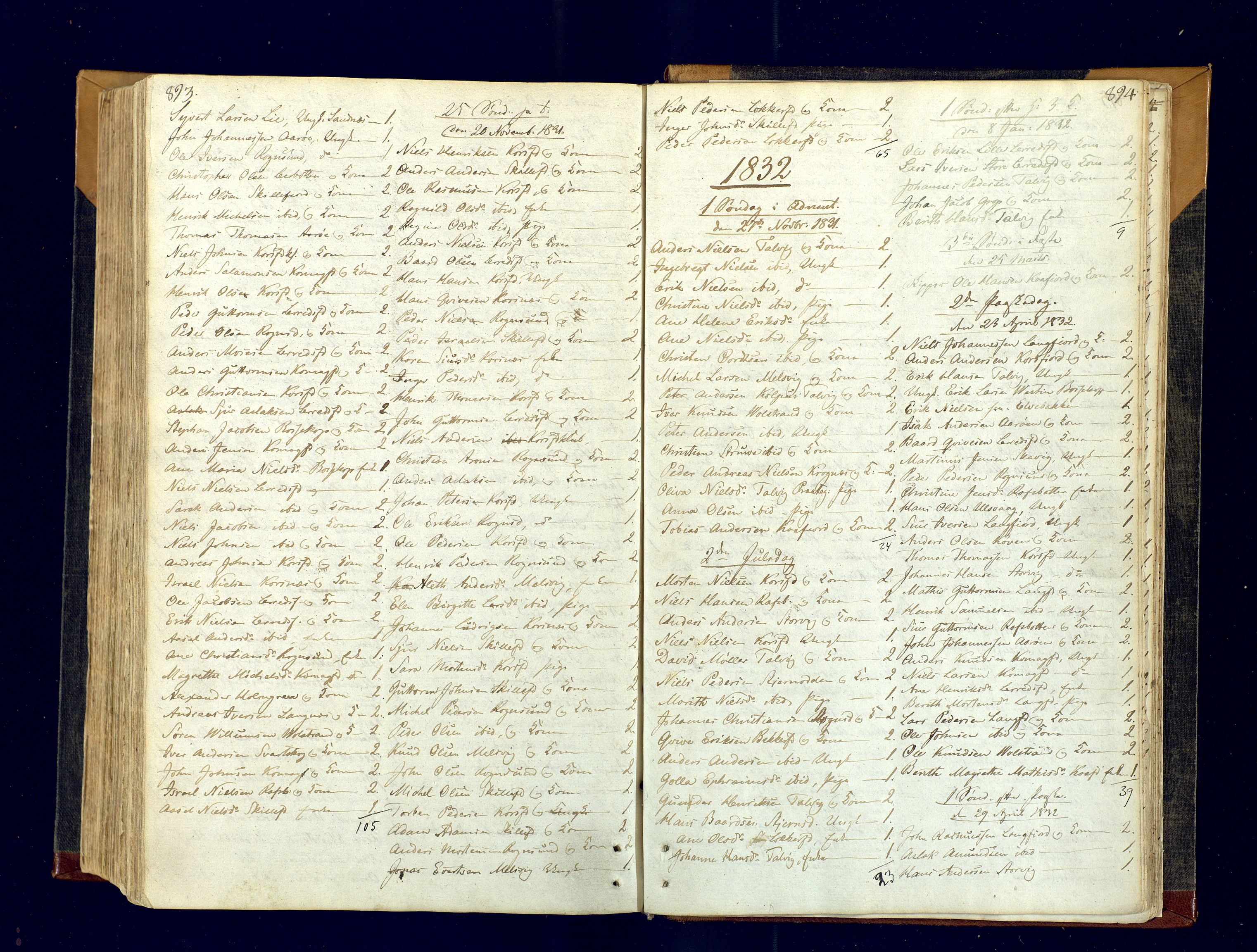 Talvik sokneprestkontor, SATØ/S-1337/H/Ha/L0007kirke: Parish register (official) no. 7, 1813-1821, p. 893-894