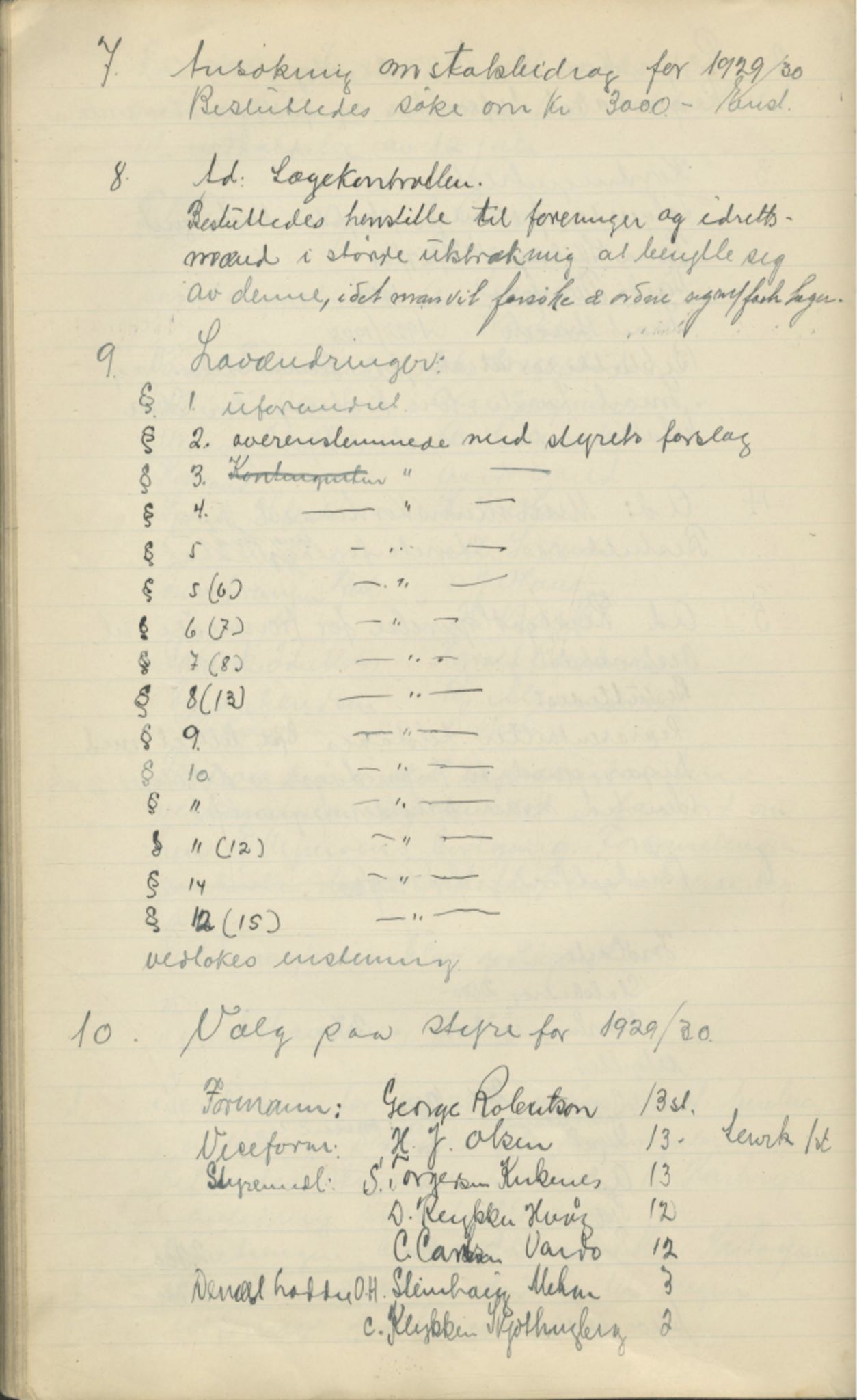 Finnmark Distriktslag for Idrett, FMFB/A-1040/A/L0001: Møteprotokoll, 1919-1940, p. 113