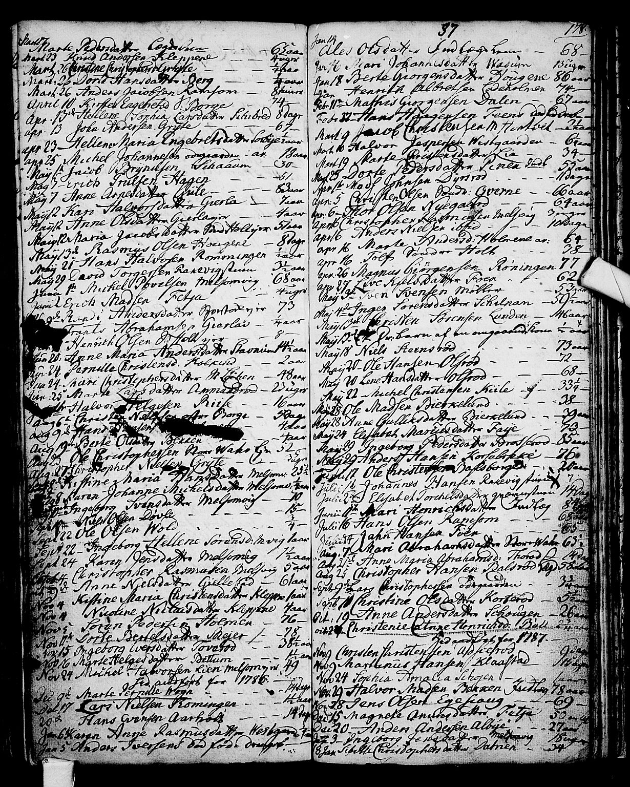 Stokke kirkebøker, AV/SAKO-A-320/F/Fa/L0003: Parish register (official) no. I 3, 1771-1803, p. 178