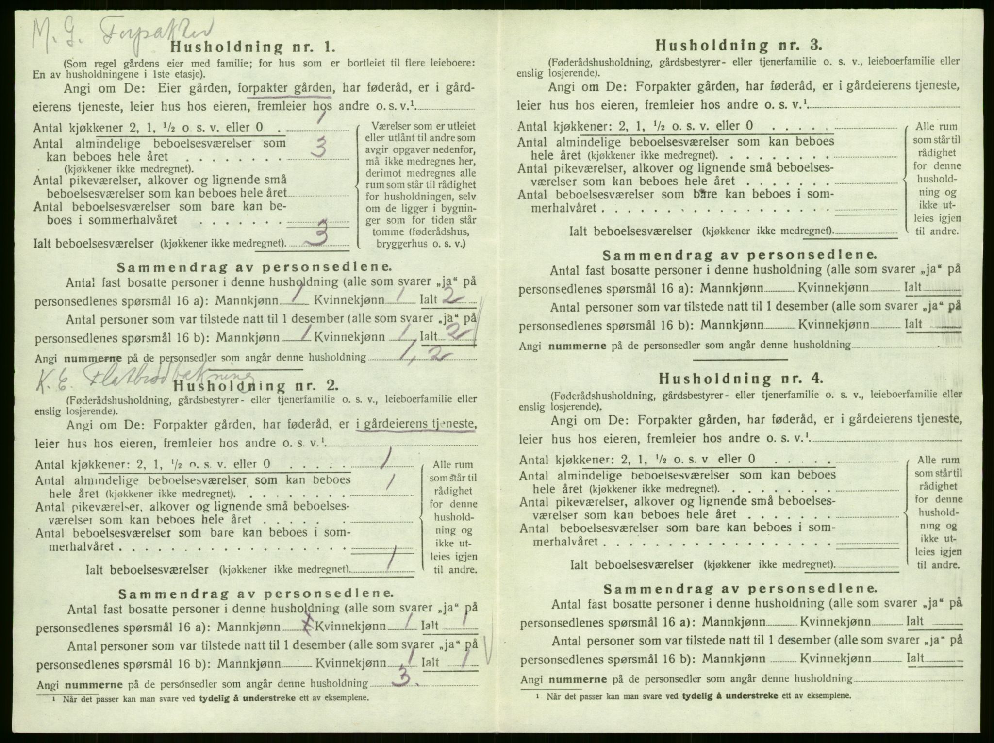 SAKO, 1920 census for Sem, 1920, p. 703