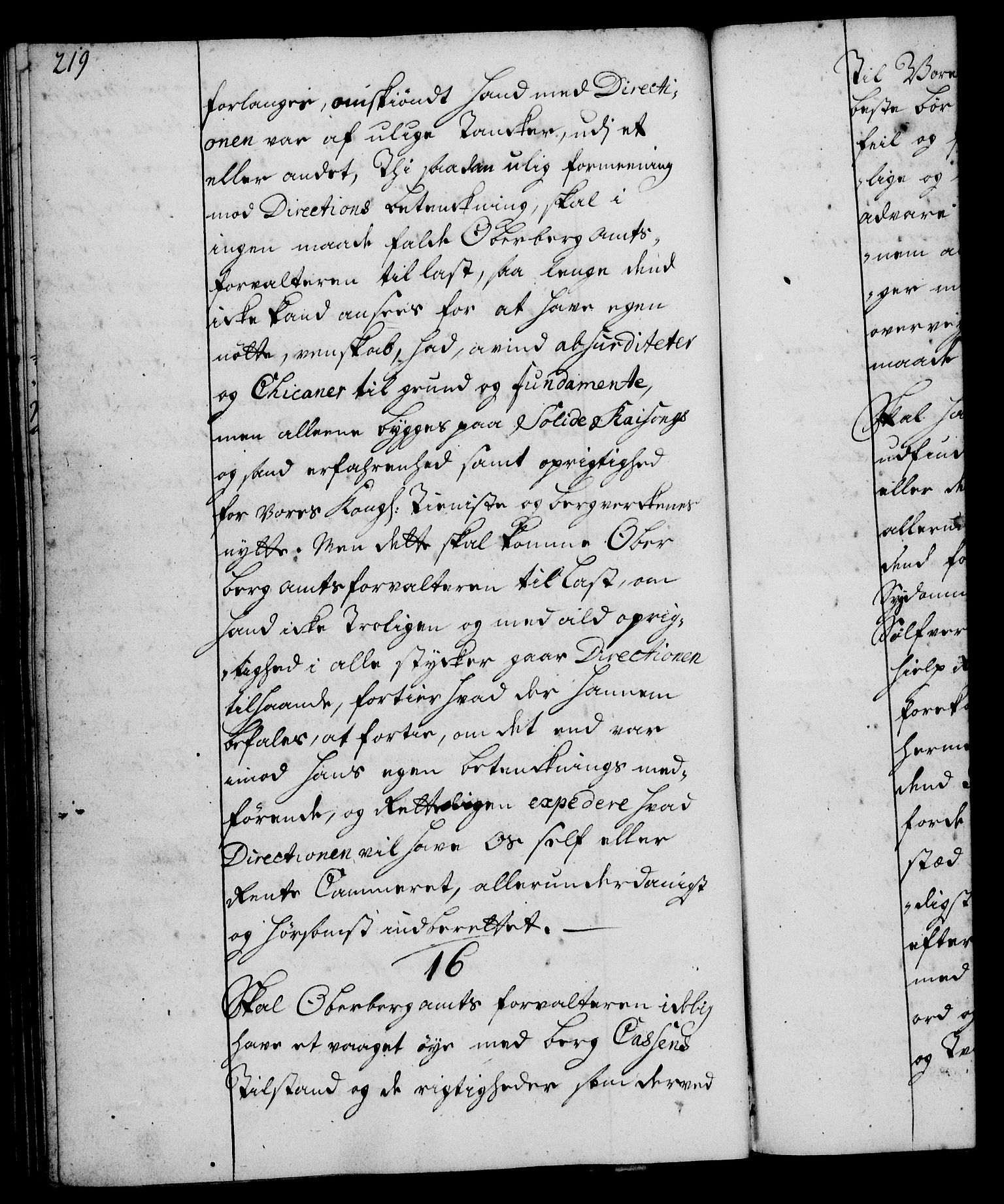 Rentekammeret, Kammerkanselliet, RA/EA-3111/G/Gg/Ggi/L0002: Norsk instruksjonsprotokoll med register (merket RK 53.35), 1729-1751, p. 219