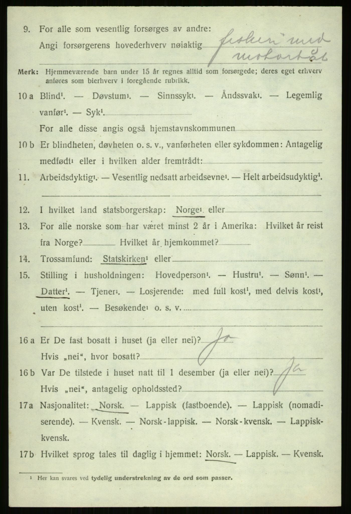 SATØ, 1920 census for Ibestad, 1920, p. 13652