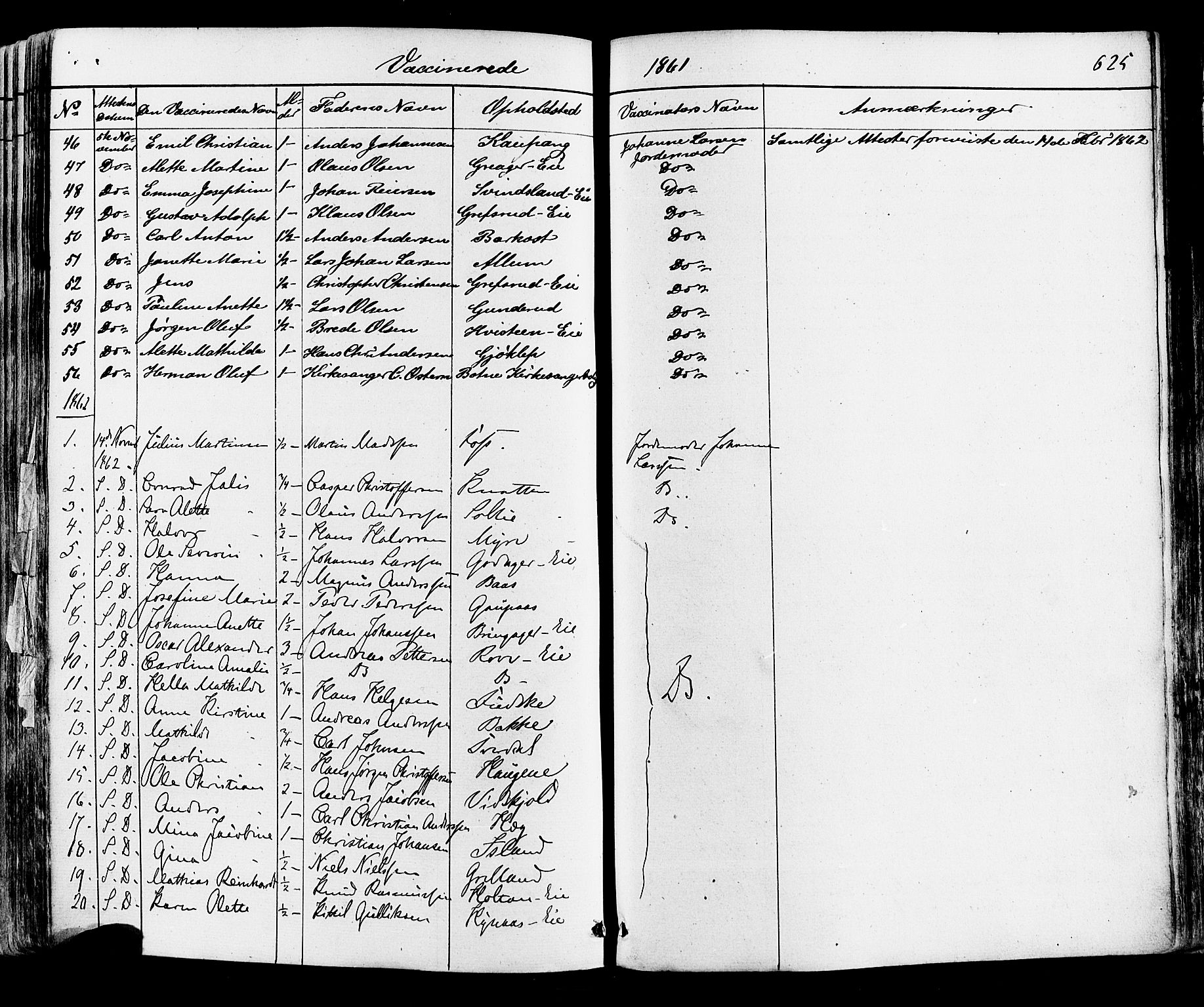 Botne kirkebøker, AV/SAKO-A-340/F/Fa/L0006: Parish register (official) no. I 6, 1836-1877, p. 625