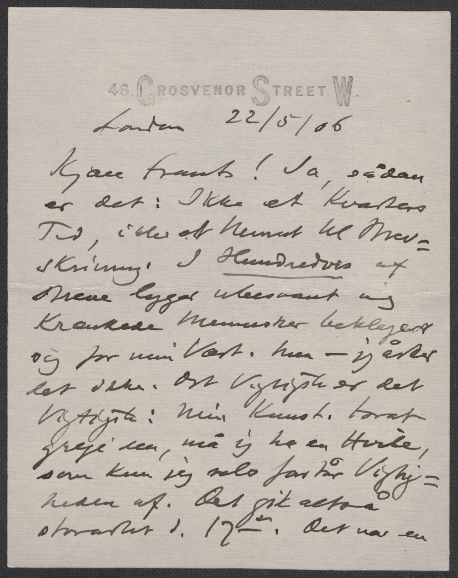 Beyer, Frants, AV/RA-PA-0132/F/L0001: Brev fra Edvard Grieg til Frantz Beyer og "En del optegnelser som kan tjene til kommentar til brevene" av Marie Beyer, 1872-1907, p. 854