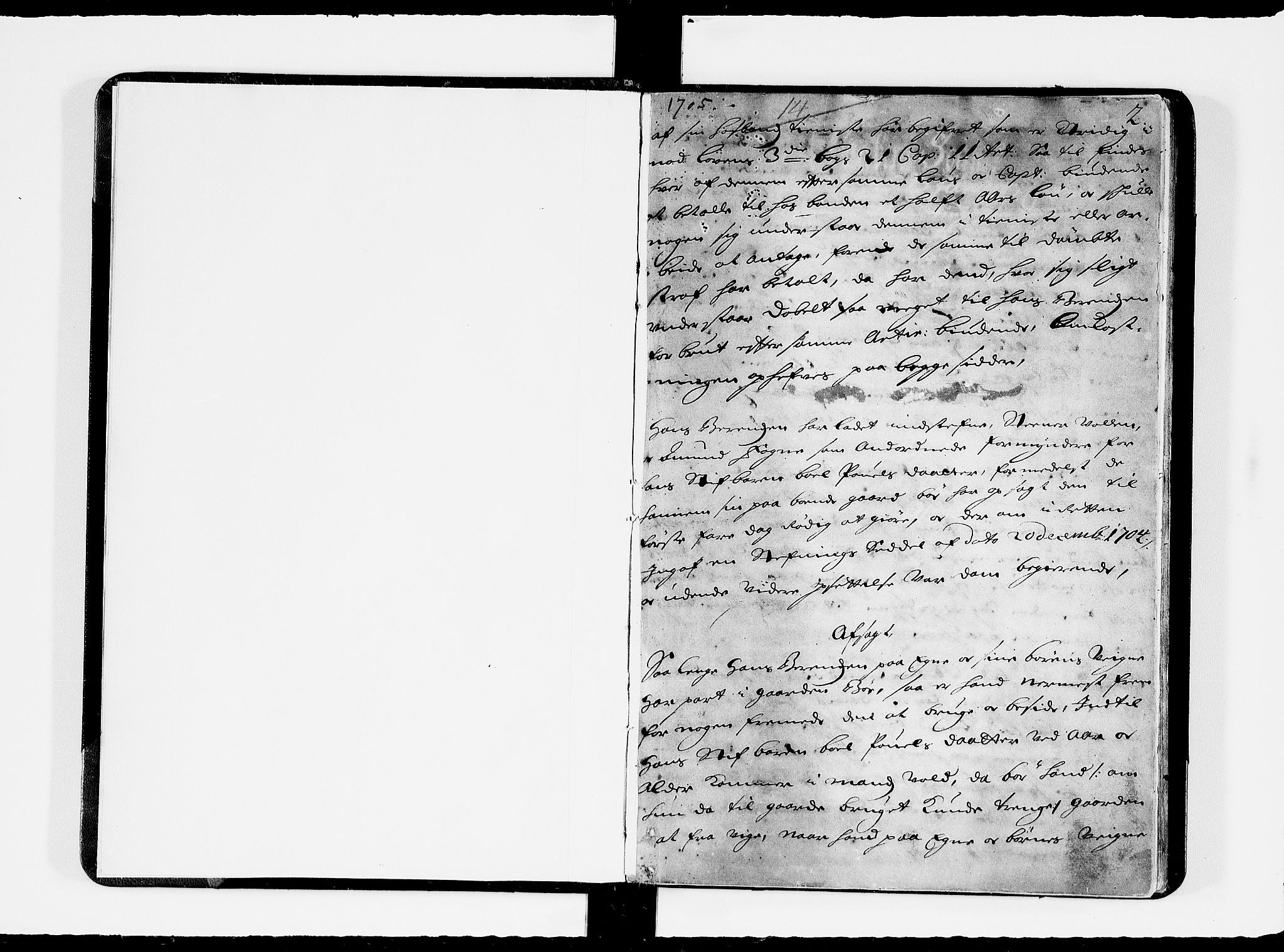 Sorenskriverier i Gudbrandsdalen, SAH/TING-036/G/Gb/Gbb/L0025: Tingbok - Sør-Gudbrandsdal, 1705, p. 1b-2a