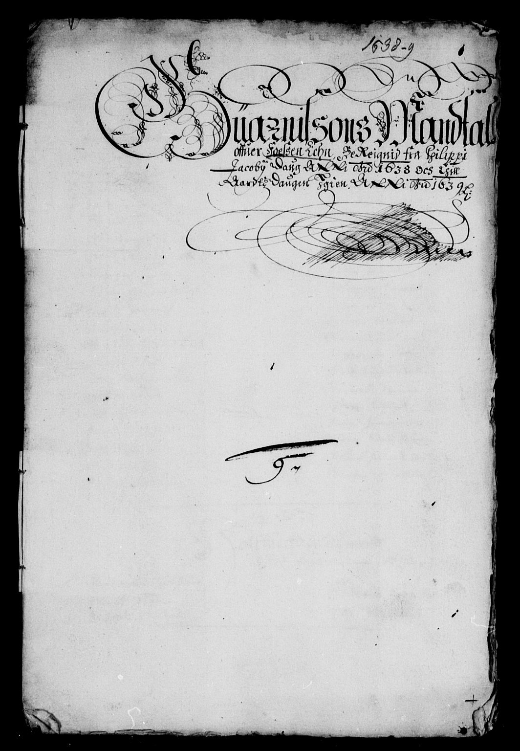 Rentekammeret inntil 1814, Reviderte regnskaper, Lensregnskaper, AV/RA-EA-5023/R/Rb/Rbw/L0064: Trondheim len, 1638-1639