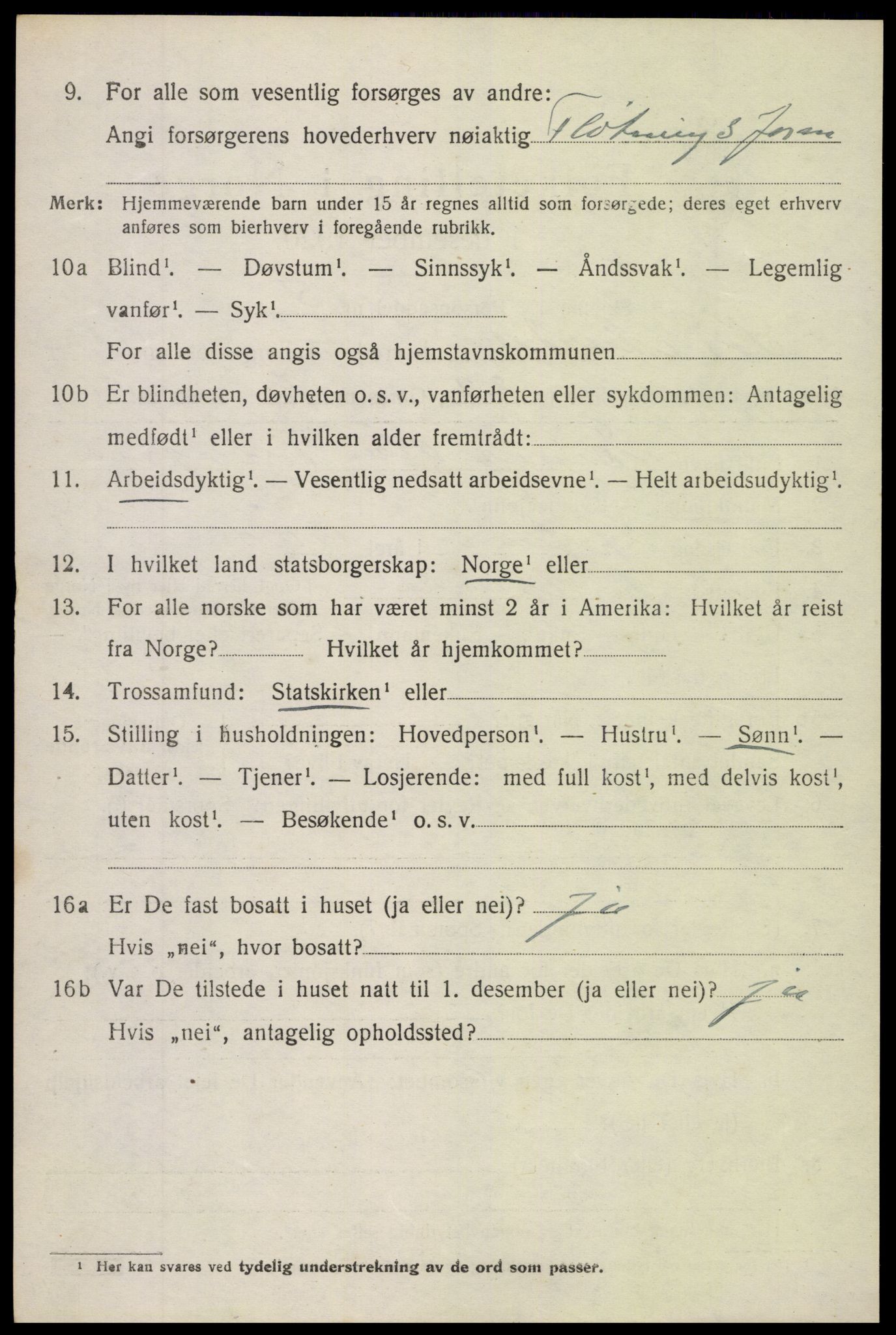 SAH, 1920 census for Sør-Aurdal, 1920, p. 6990