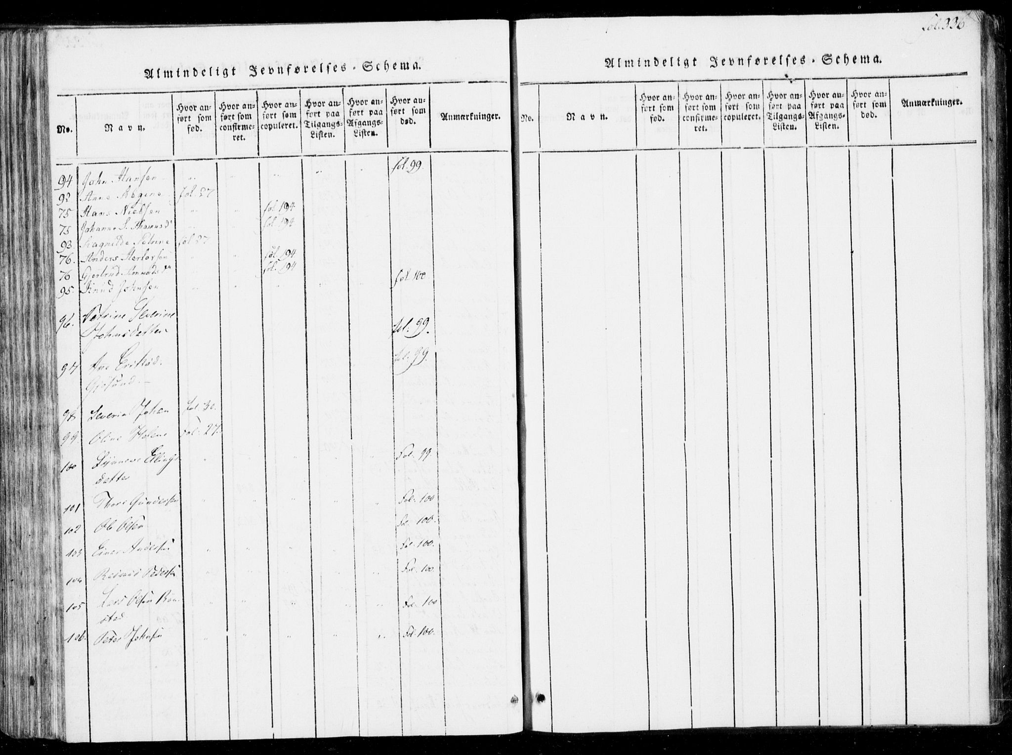 Ministerialprotokoller, klokkerbøker og fødselsregistre - Møre og Romsdal, AV/SAT-A-1454/537/L0517: Parish register (official) no. 537A01, 1818-1862, p. 336