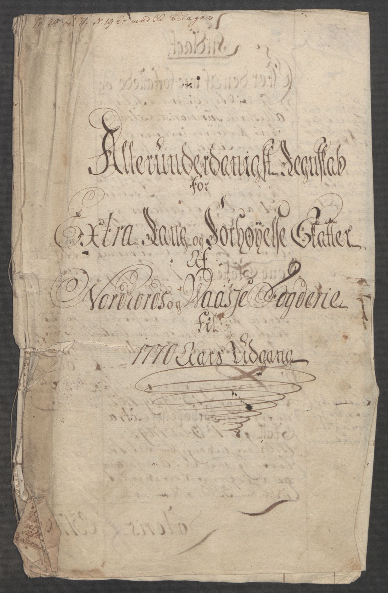 Rentekammeret inntil 1814, Reviderte regnskaper, Fogderegnskap, RA/EA-4092/R51/L3303: Ekstraskatten Nordhordland og Voss, 1762-1772, p. 385