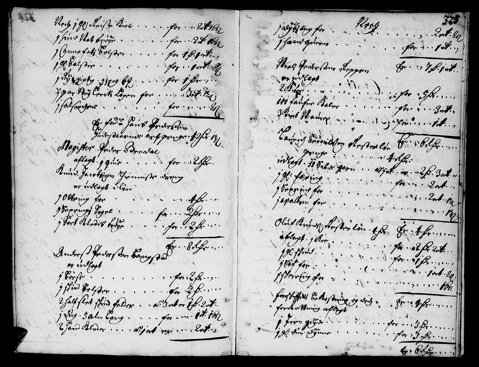 Helgeland sorenskriveri, AV/SAT-A-0004/3/3A/L0001: Skifteprotokoll 1, 1686-1696, p. 324b-325a
