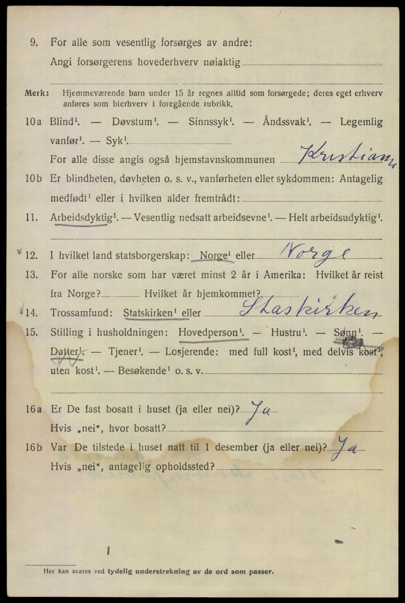 SAO, 1920 census for Kristiania, 1920, p. 429160