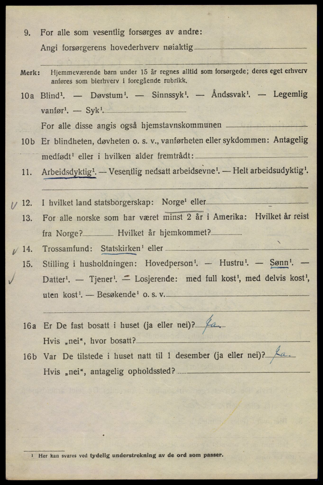 SAO, 1920 census for Kristiania, 1920, p. 477588