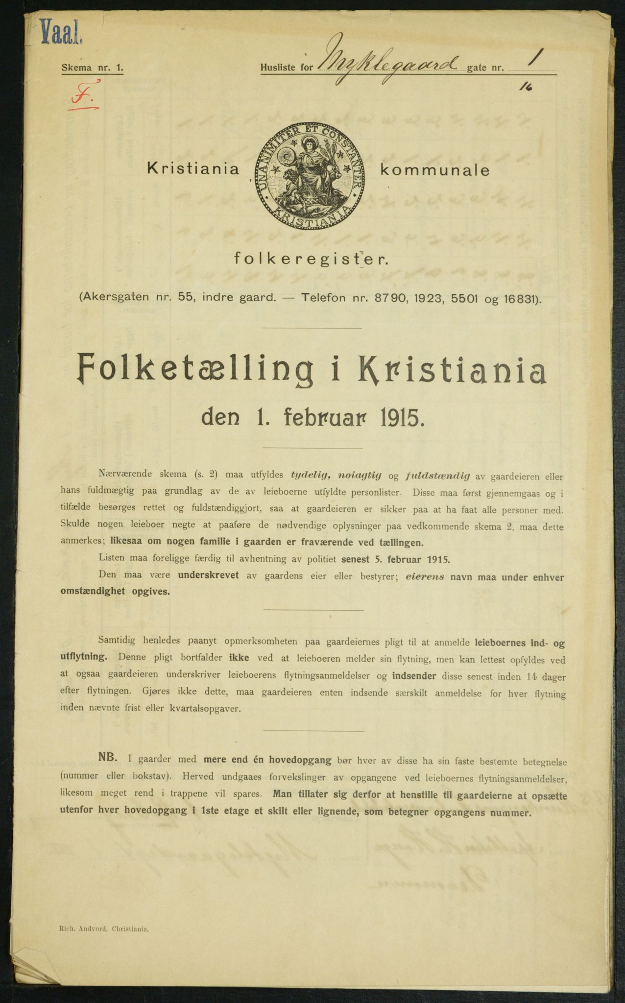 OBA, Municipal Census 1915 for Kristiania, 1915, p. 67620