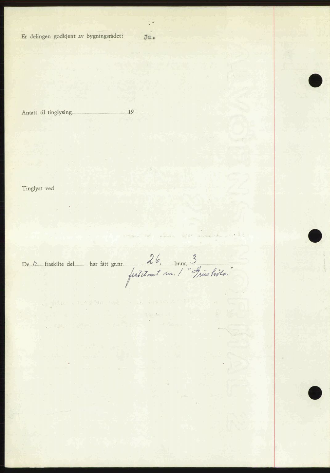 Romsdal sorenskriveri, AV/SAT-A-4149/1/2/2C: Mortgage book no. A27, 1948-1948, Diary no: : 2990/1948