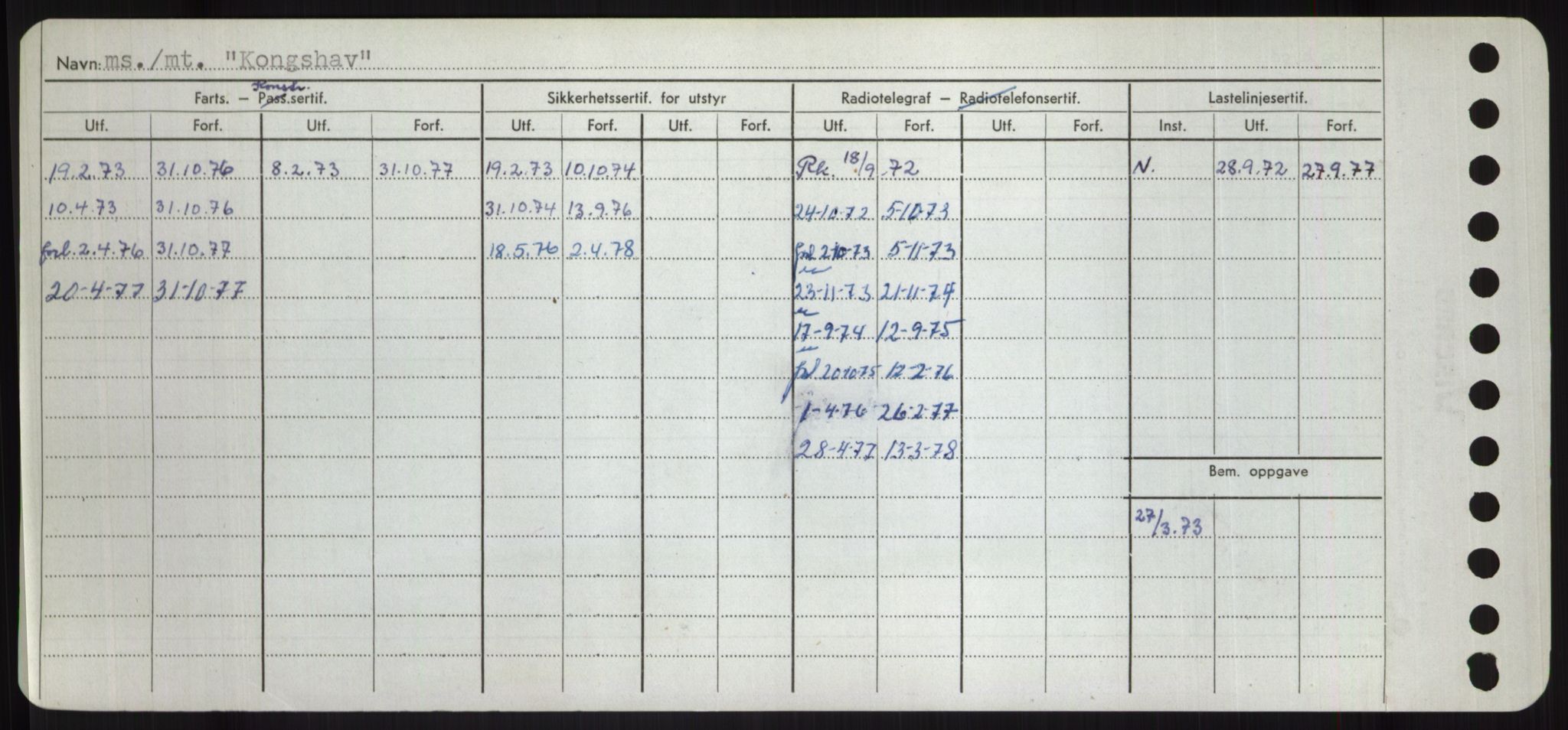 Sjøfartsdirektoratet med forløpere, Skipsmålingen, AV/RA-S-1627/H/Hd/L0020: Fartøy, K-Kon, p. 556