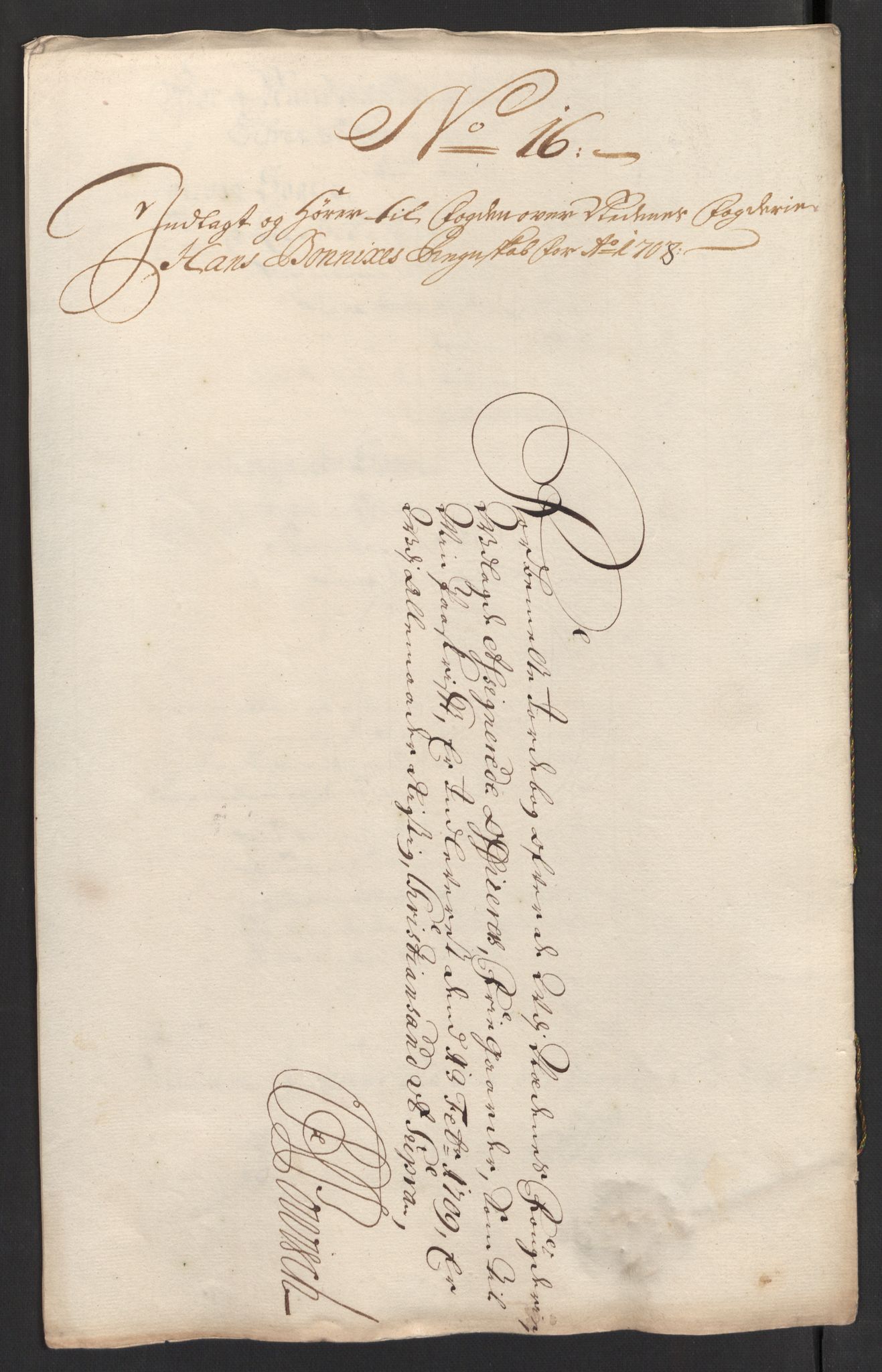 Rentekammeret inntil 1814, Reviderte regnskaper, Fogderegnskap, RA/EA-4092/R39/L2318: Fogderegnskap Nedenes, 1706-1709, p. 303