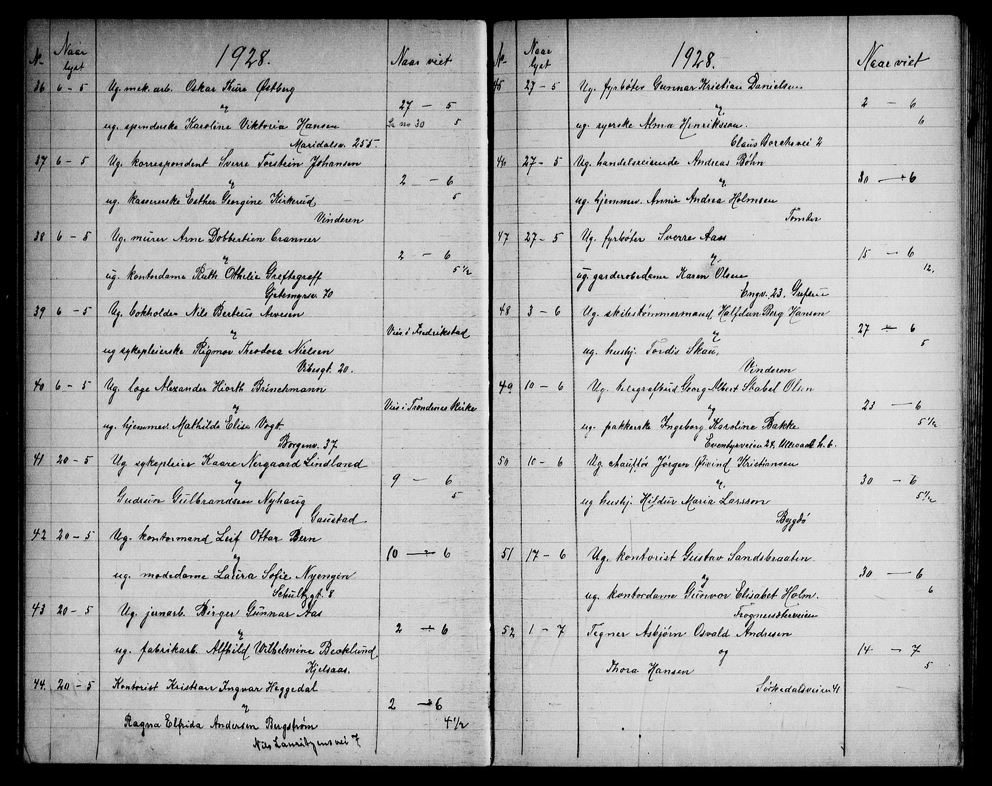 Vestre Aker prestekontor Kirkebøker, AV/SAO-A-10025/G/Ga/L0009: Parish register (copy) no. I 9, 1924-1950