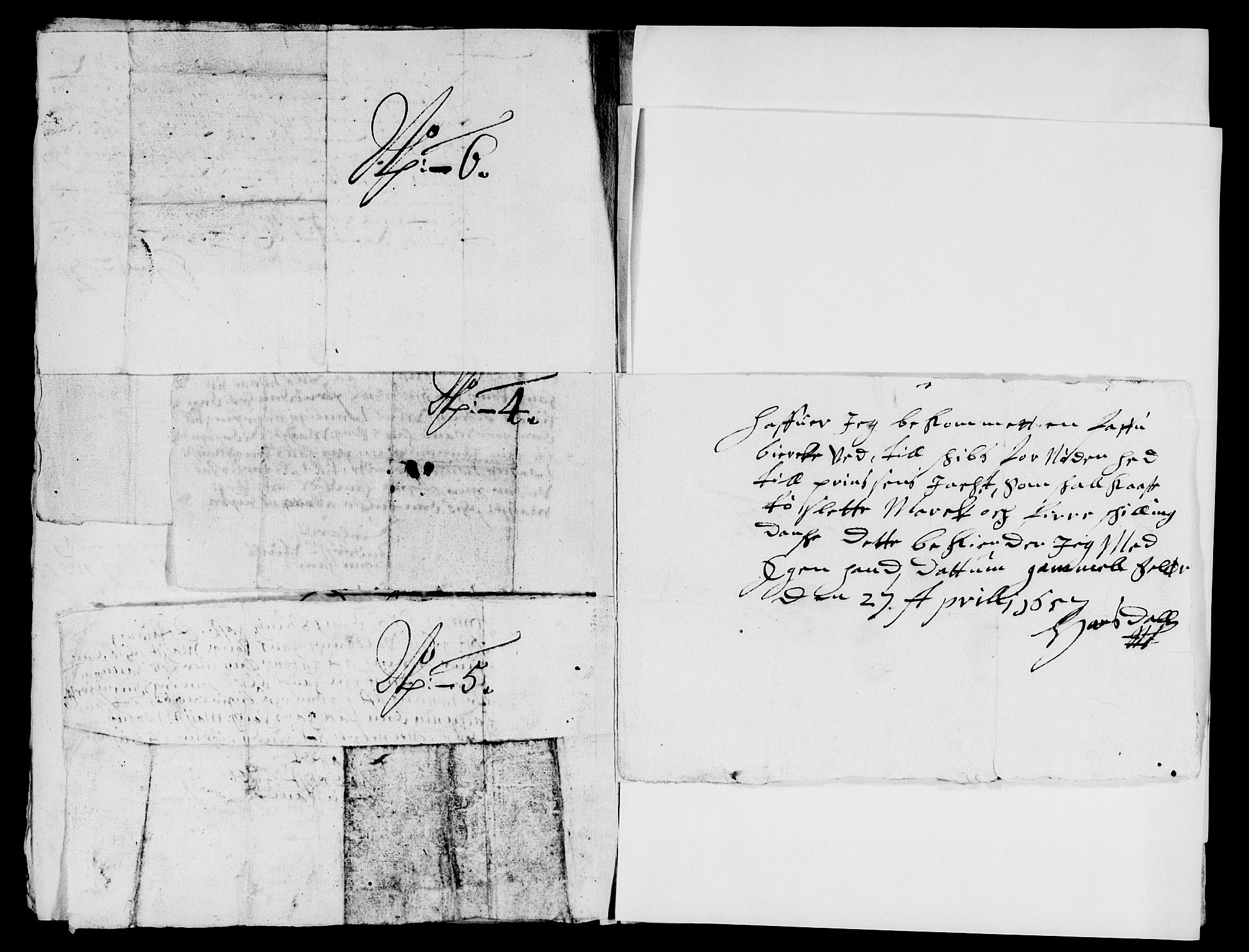 Rentekammeret inntil 1814, Reviderte regnskaper, Lensregnskaper, RA/EA-5023/R/Rb/Rbr/L0021: Lista len, 1655-1659