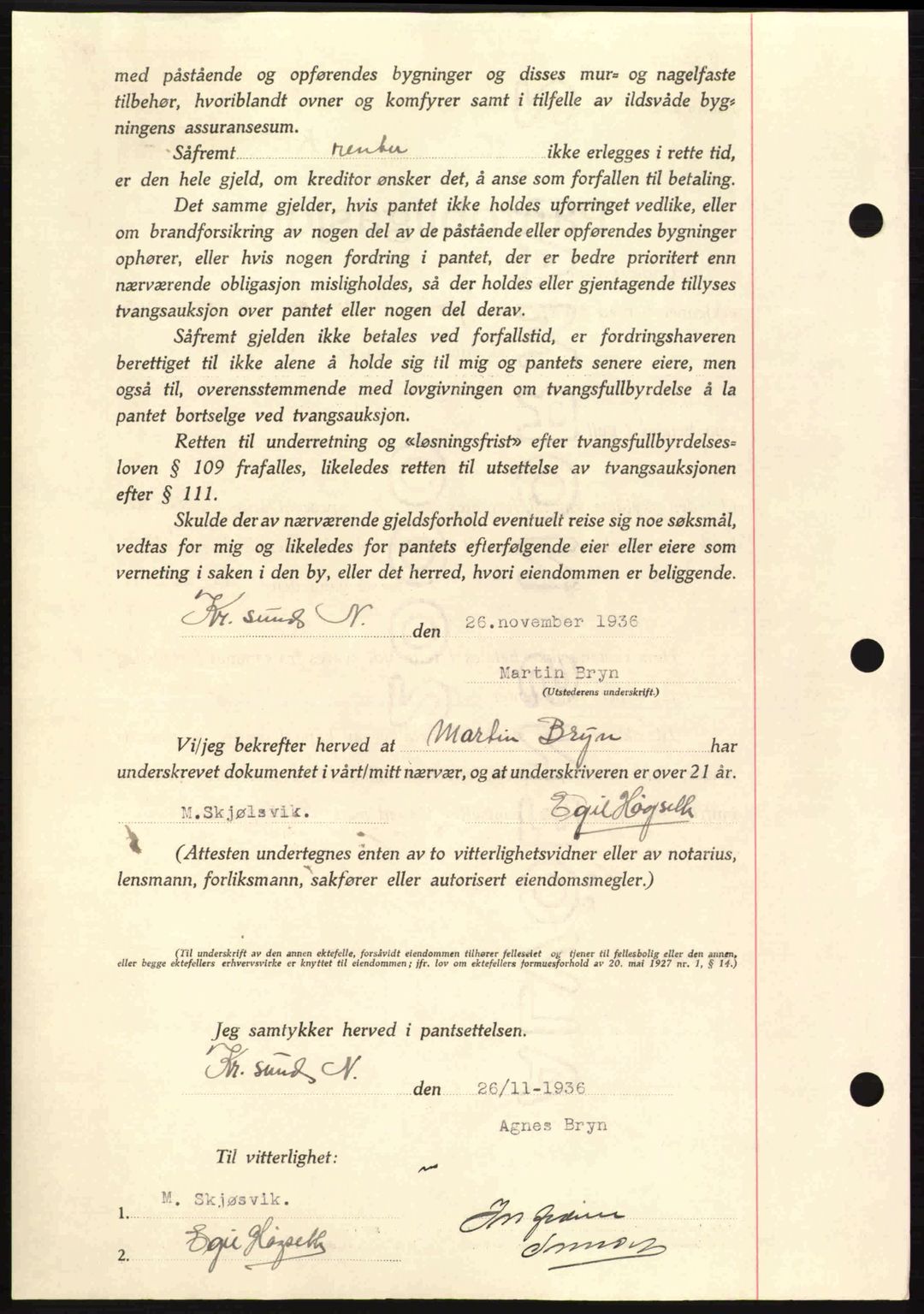 Kristiansund byfogd, AV/SAT-A-4587/A/27: Mortgage book no. 29, 1936-1937, Diary no: : 660/1936