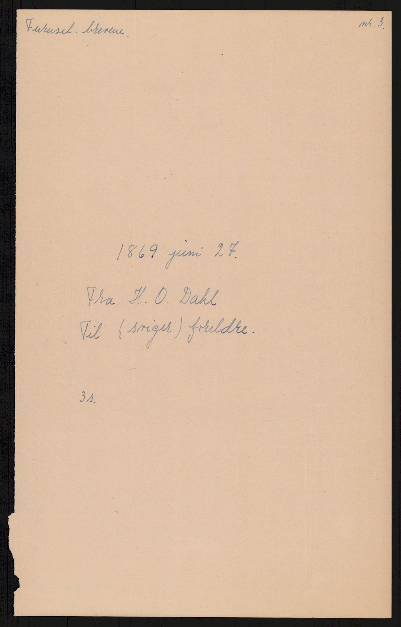 Samlinger til kildeutgivelse, Amerikabrevene, AV/RA-EA-4057/F/L0007: Innlån fra Hedmark: Berg - Furusetbrevene, 1838-1914, p. 457